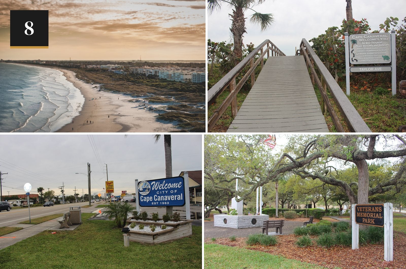 The waterfront in Cape Canaveral, Florida