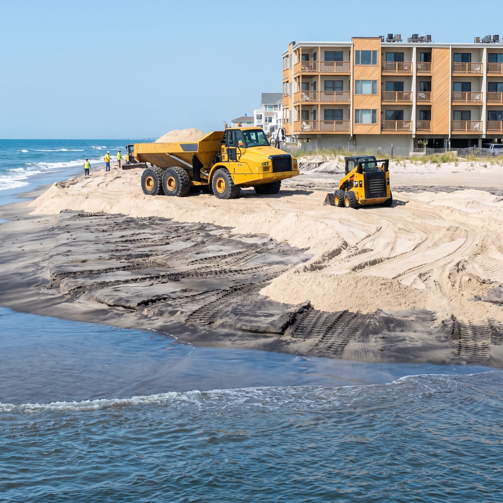 Beach-Nourishment Sand That Must Be Replaced After Storms