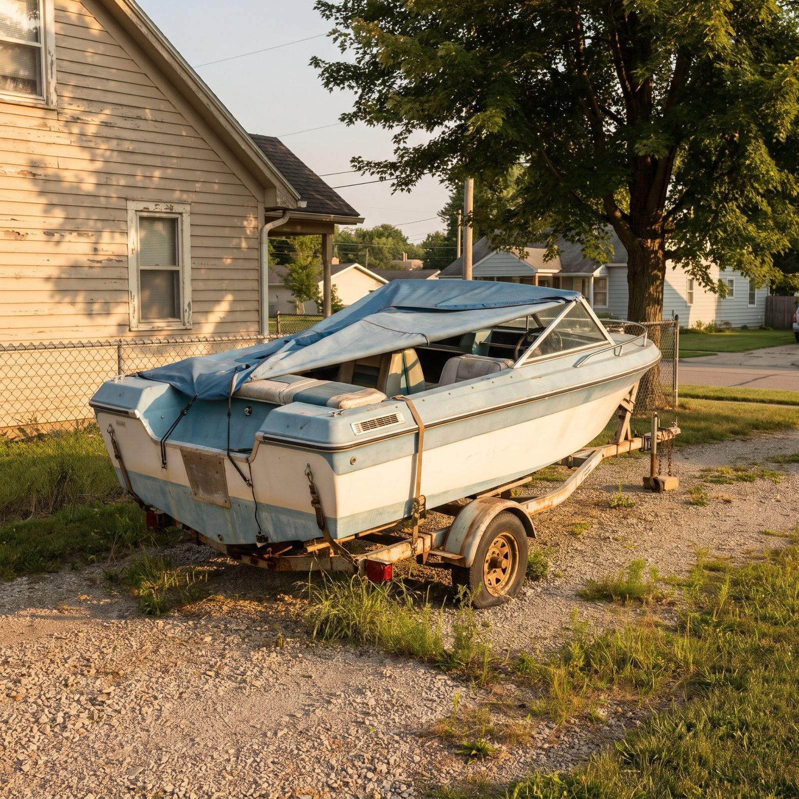 Boats on a Trailer Make Them Homesick