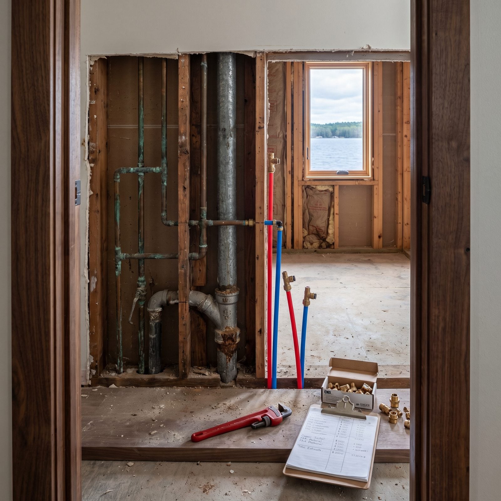 The Budget Meets Reality Somewhere Around the Plumbing