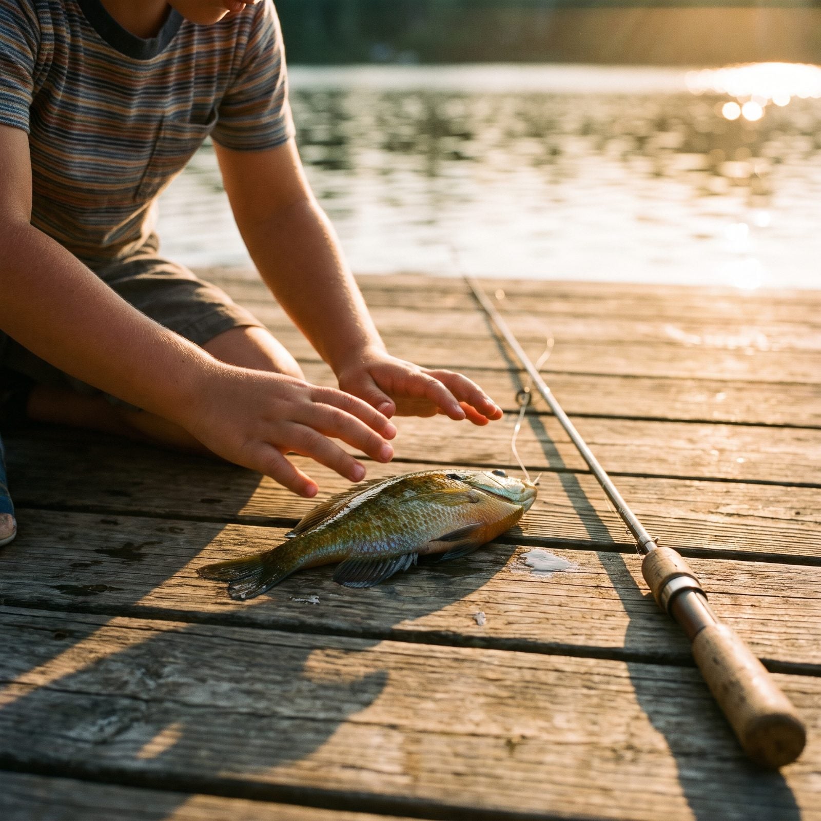 Catching Your First Fish and Flatly Refusing to Touch It