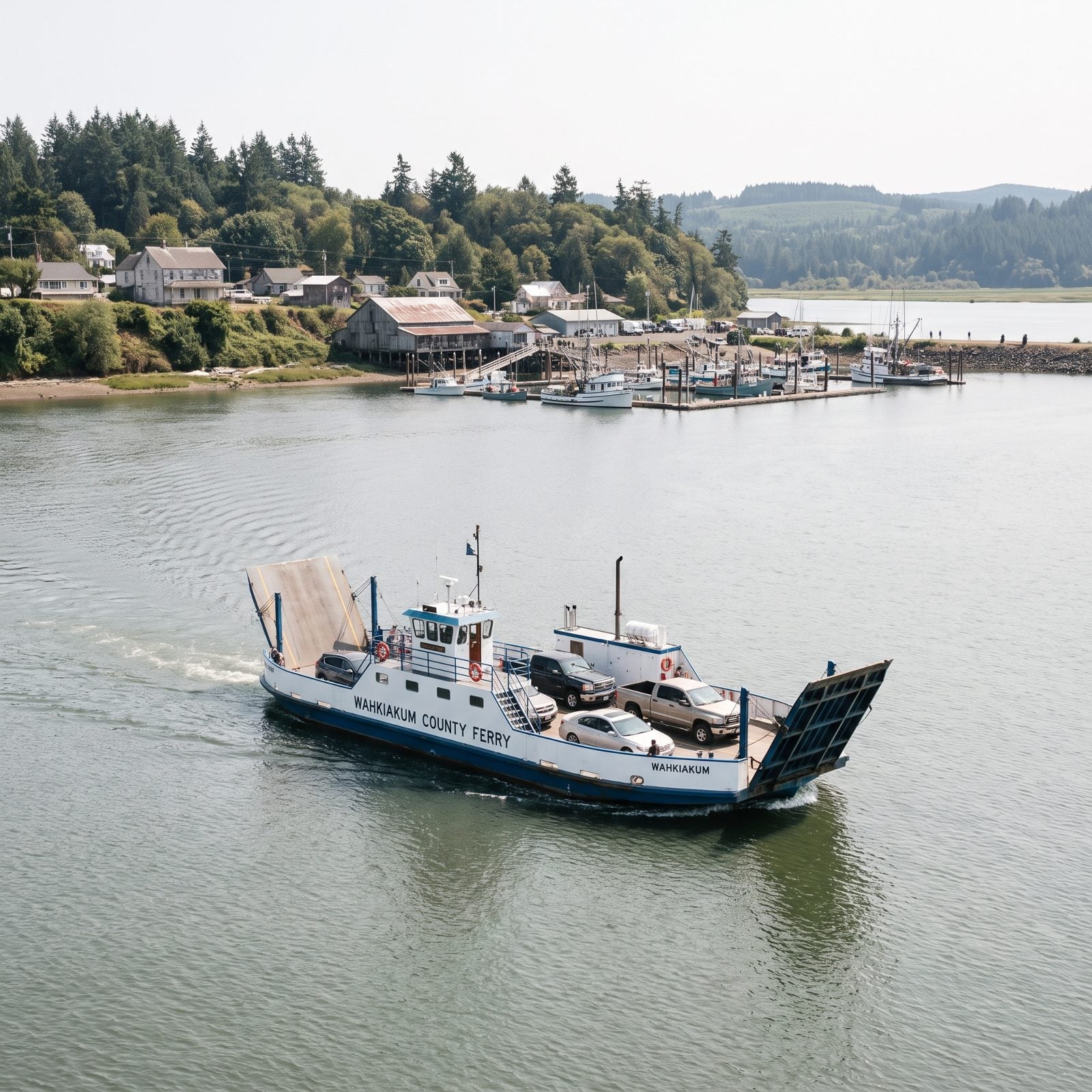 Cathlamet, Washington, The Little Ferry That Still Does Real Work on the Columbia