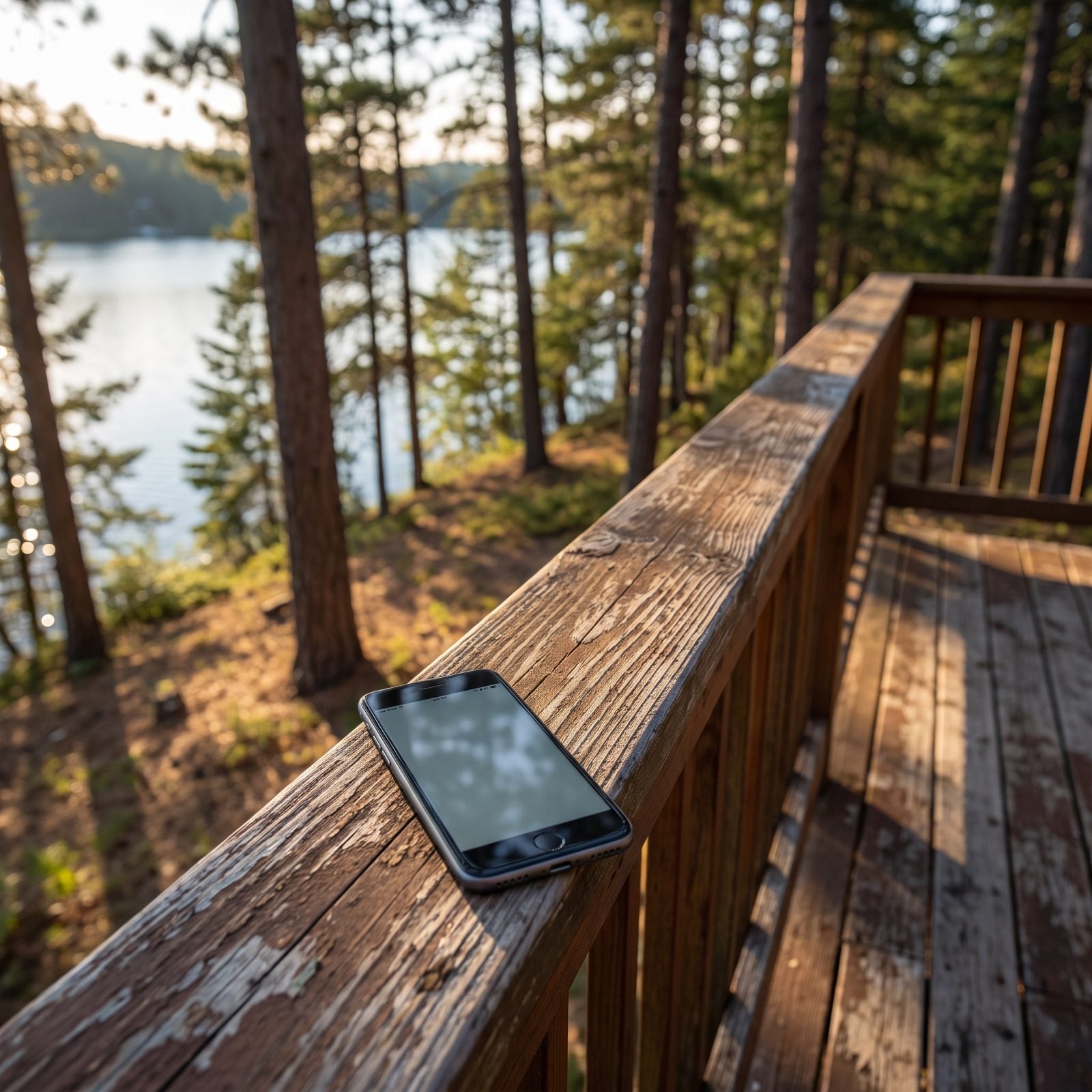 Cell Reception Can Change From One Room or Shoreline Slope to Another