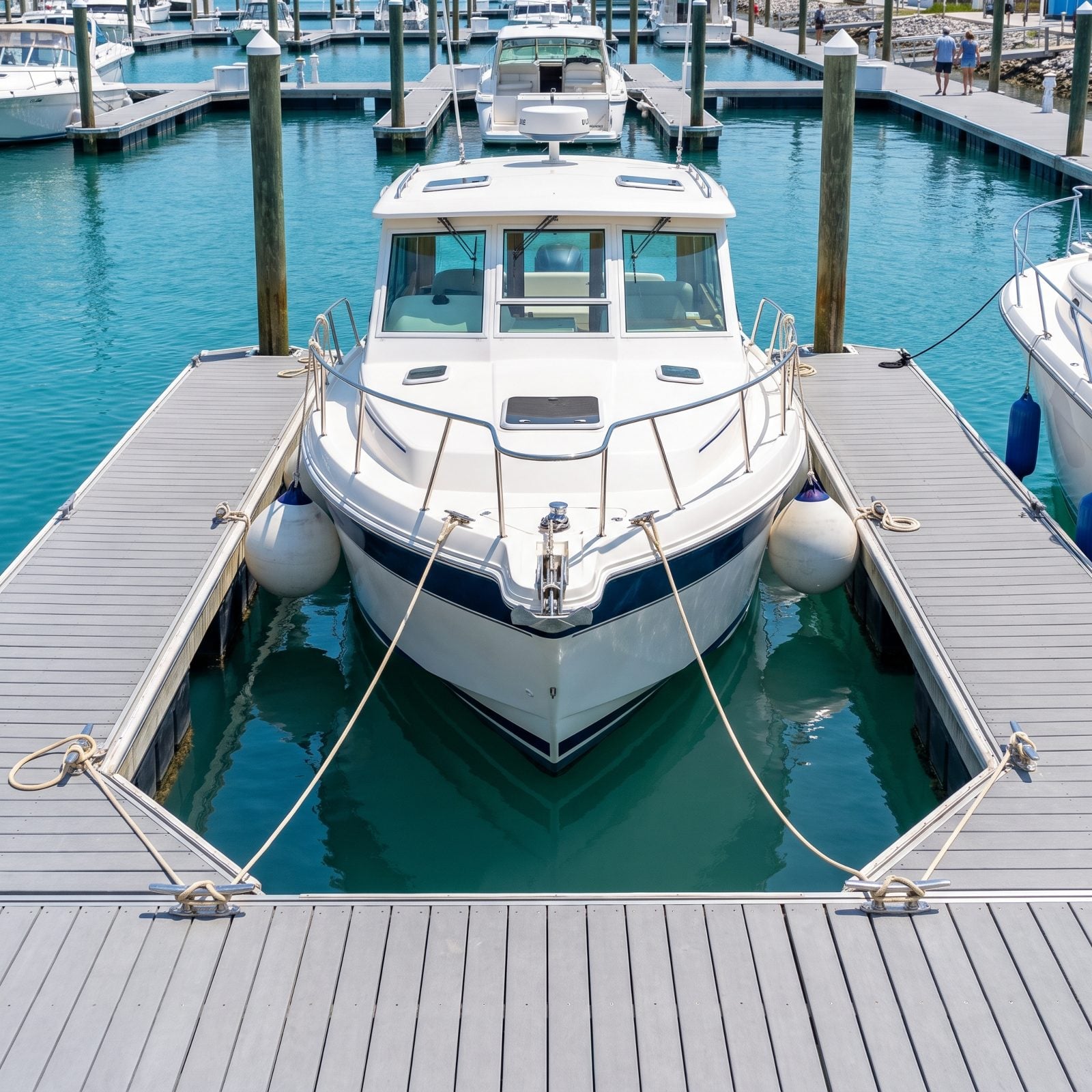 Center the Boat in the Slip Instead of Riding the Finger Pier