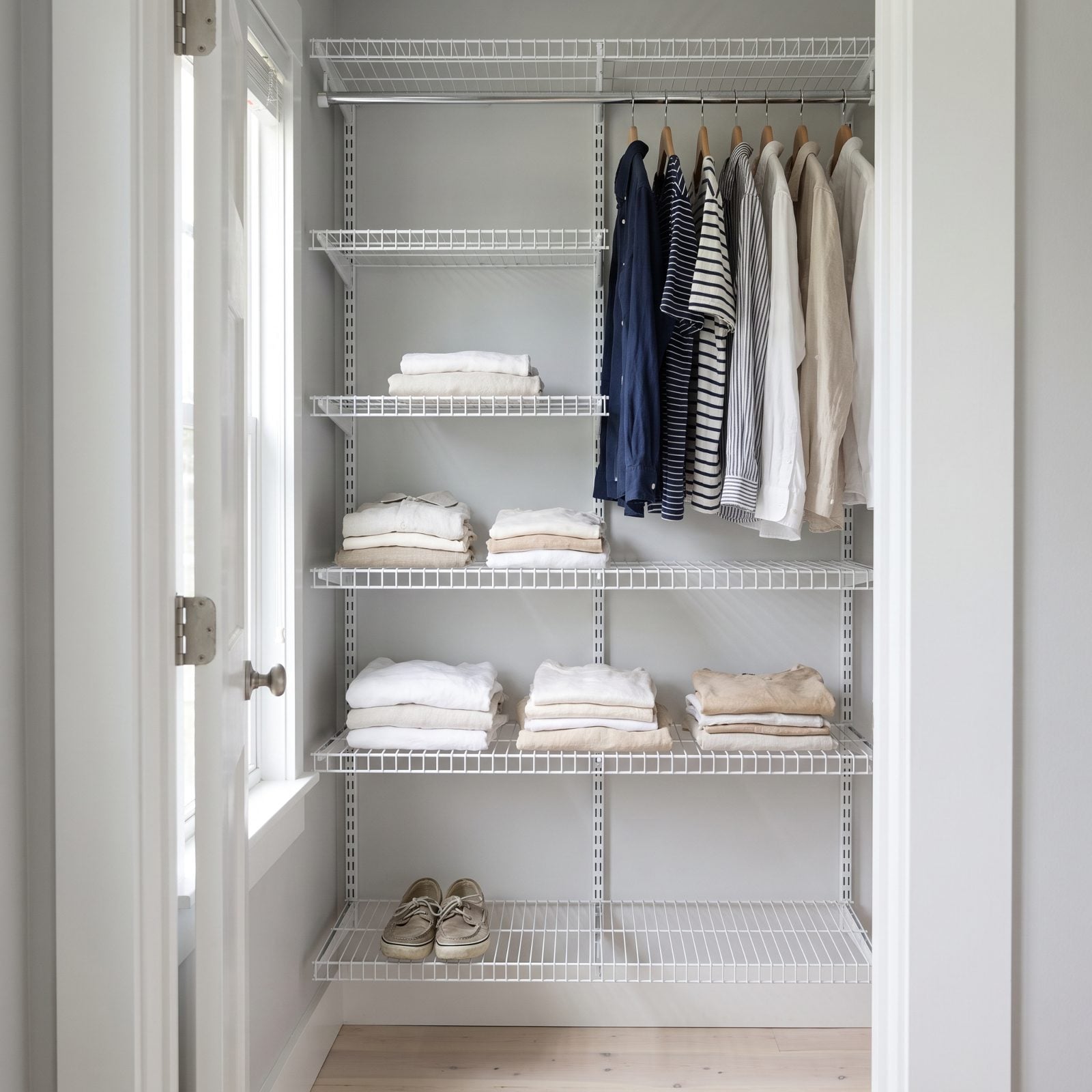Choose Ventilated Closet Shelving Instead of Solid Boards