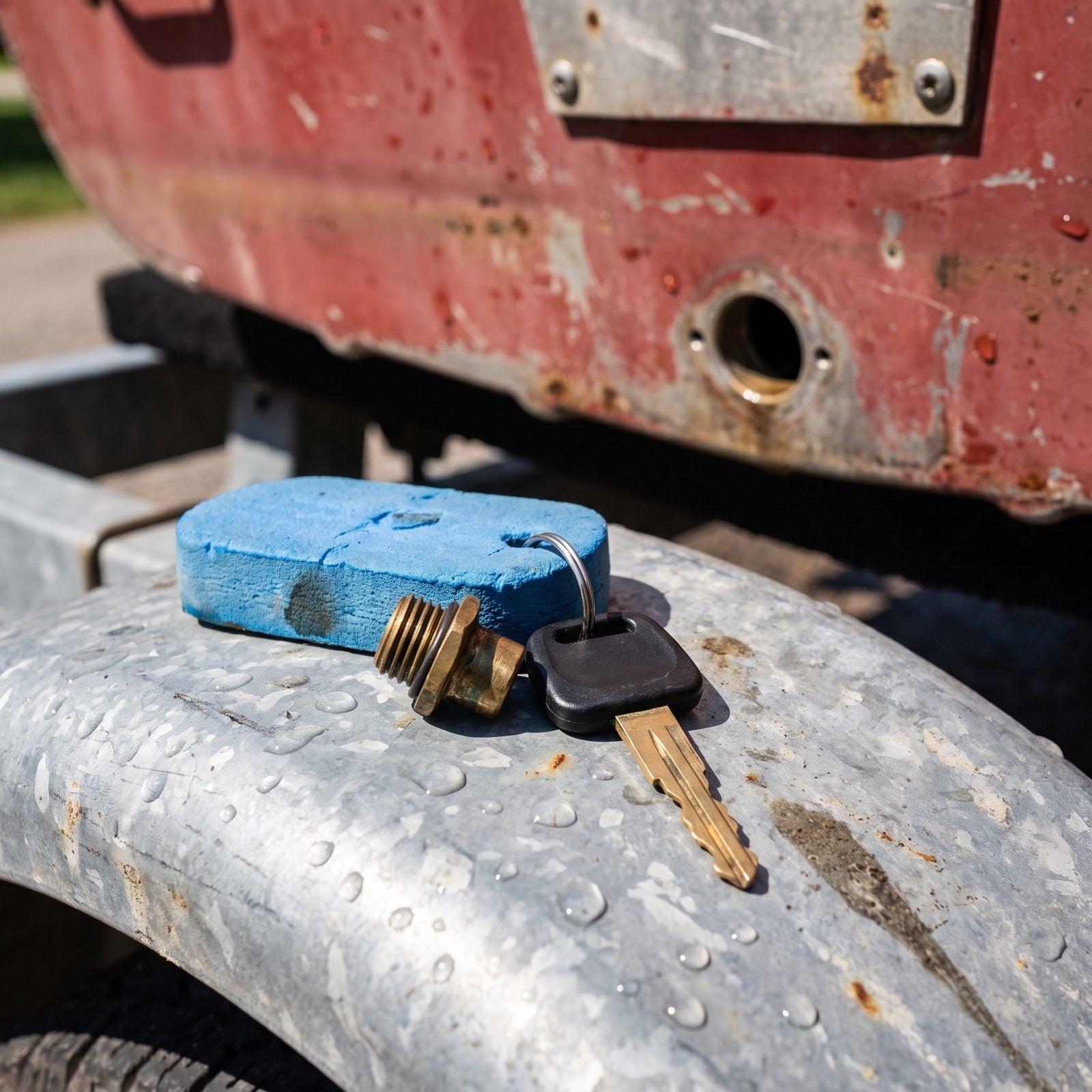 Clip the Boat Key to the Drain Plug Between Outings