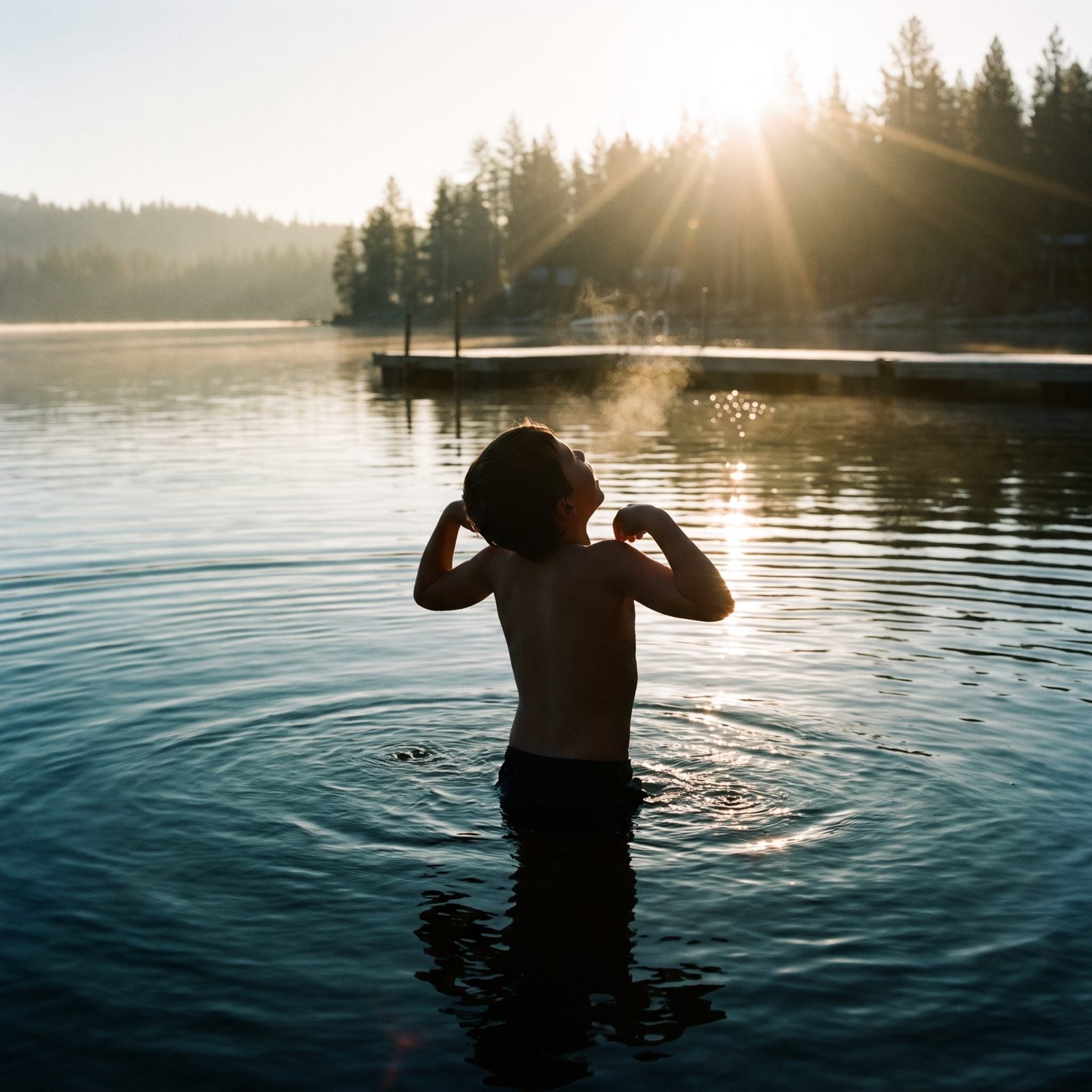 The Cold Shock Of Morning Water And Swimming Anyway