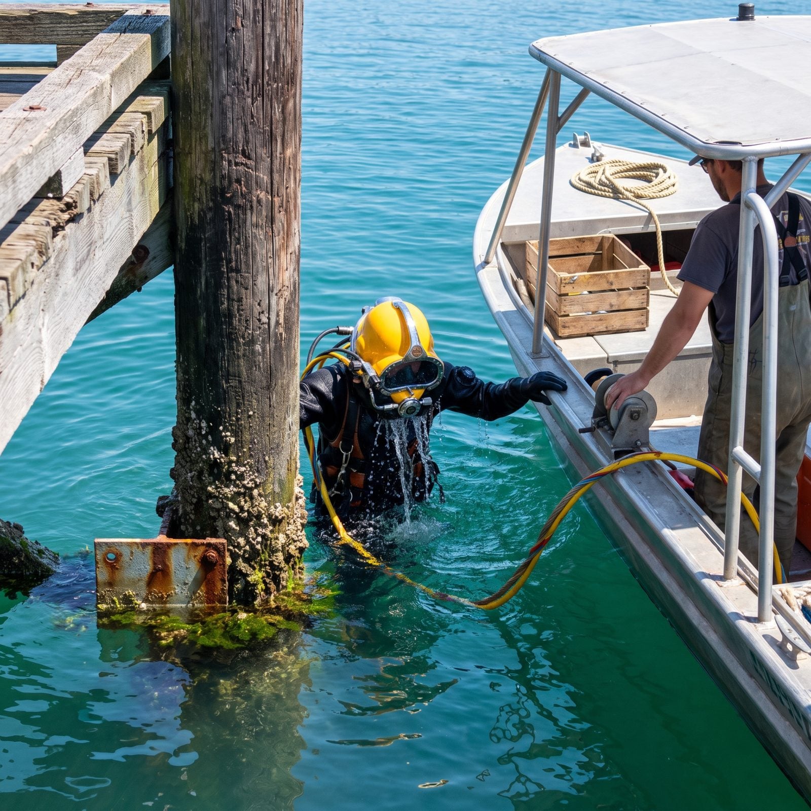 The Commercial Diver Who Inspects Everything You Can't See Below the Waterline