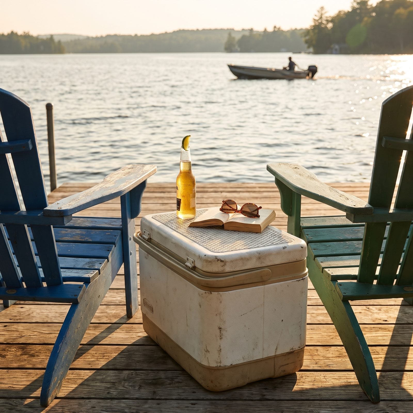 A Cooler Doubling as a Side Table Wins Near the Dock