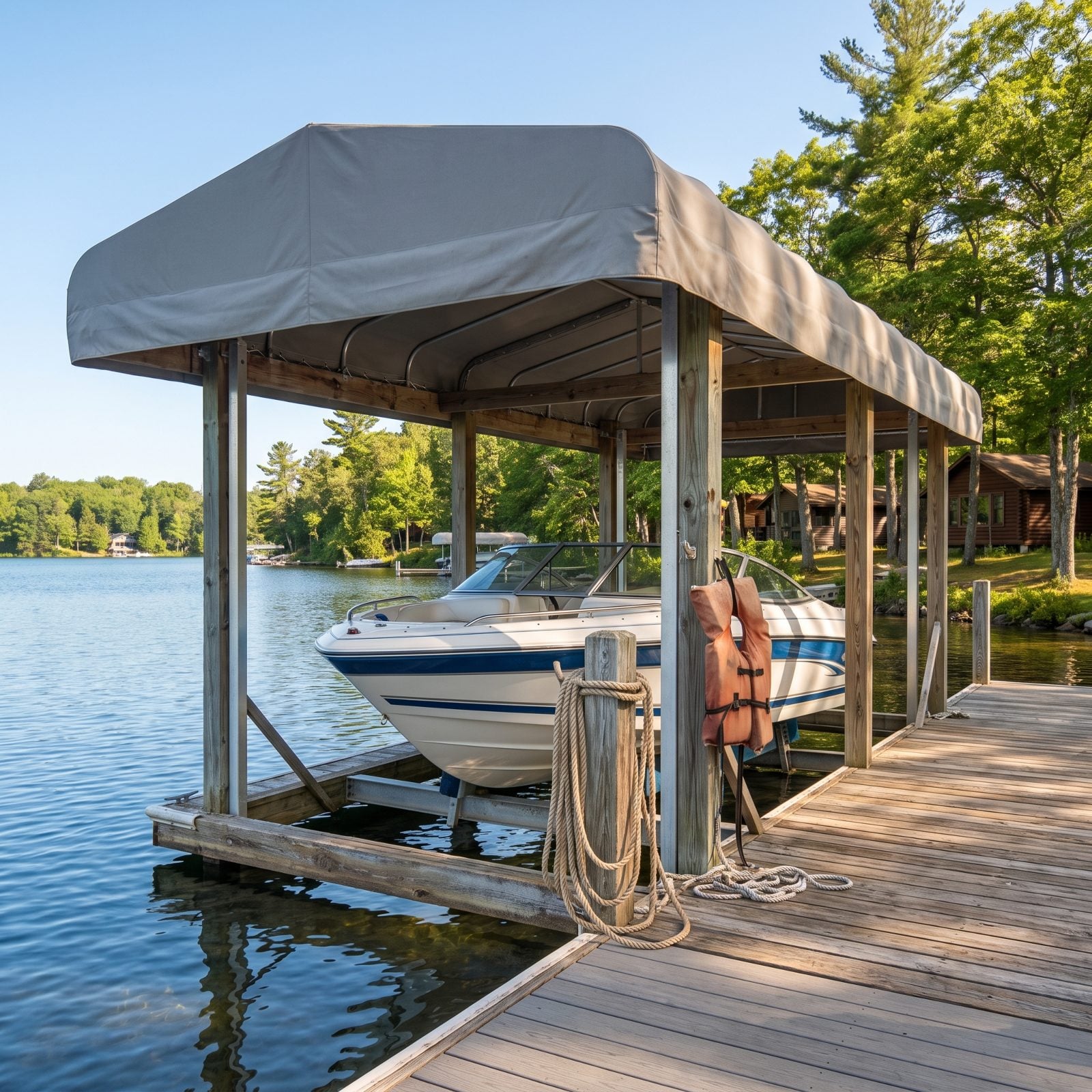 A Covered Boat Lift