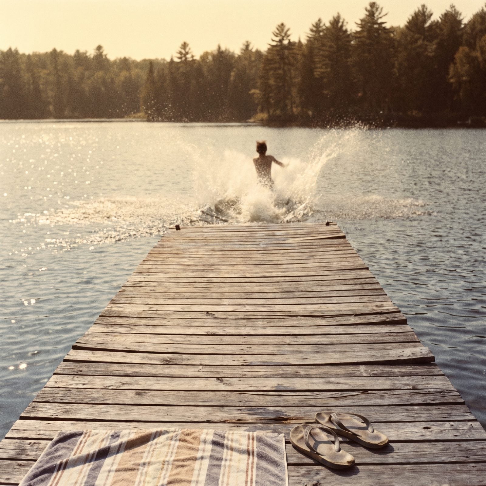 The Creaky Wooden Dock You Cannonballed Off All Day