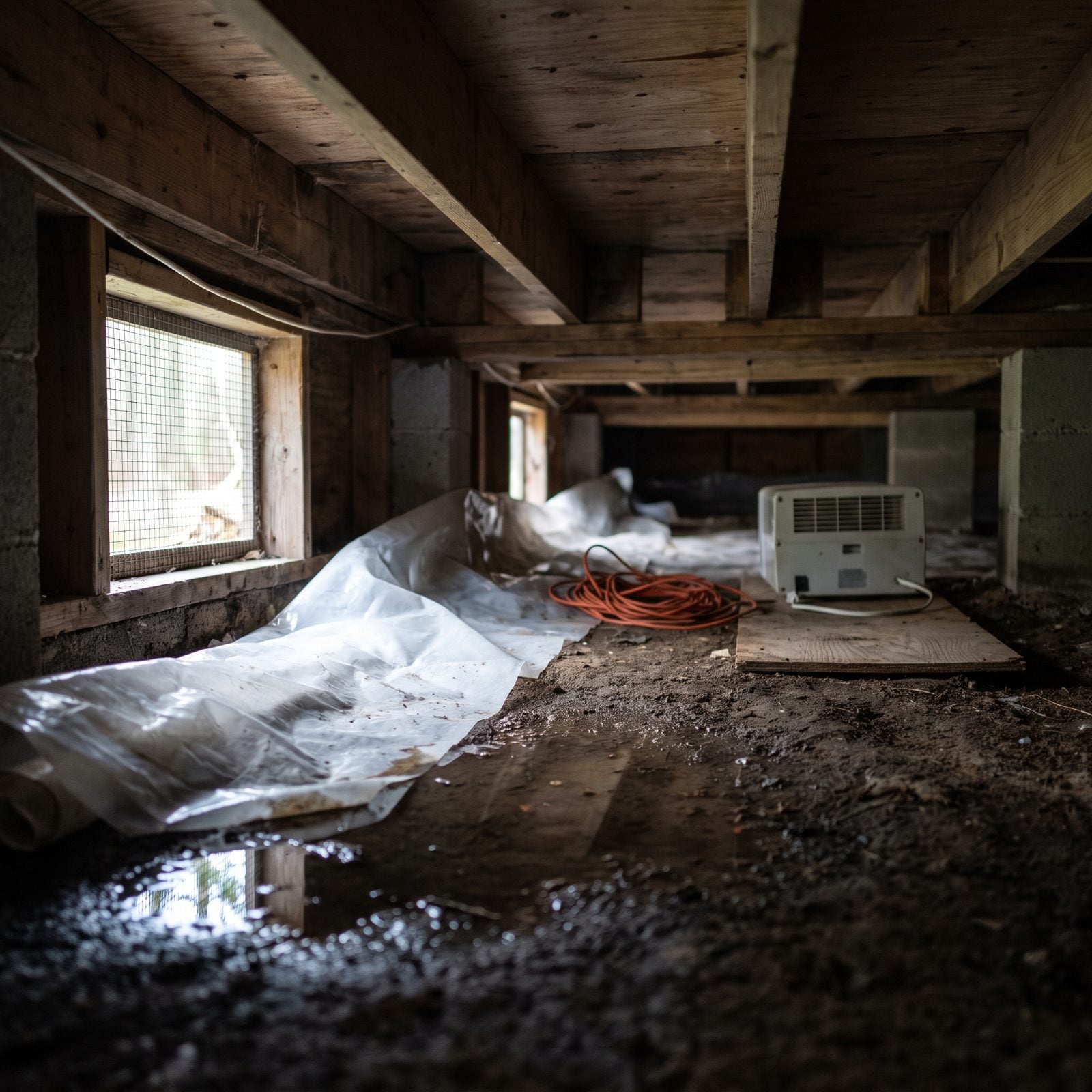 A Damp Crawlspace Can Become the House's Main Moisture Source