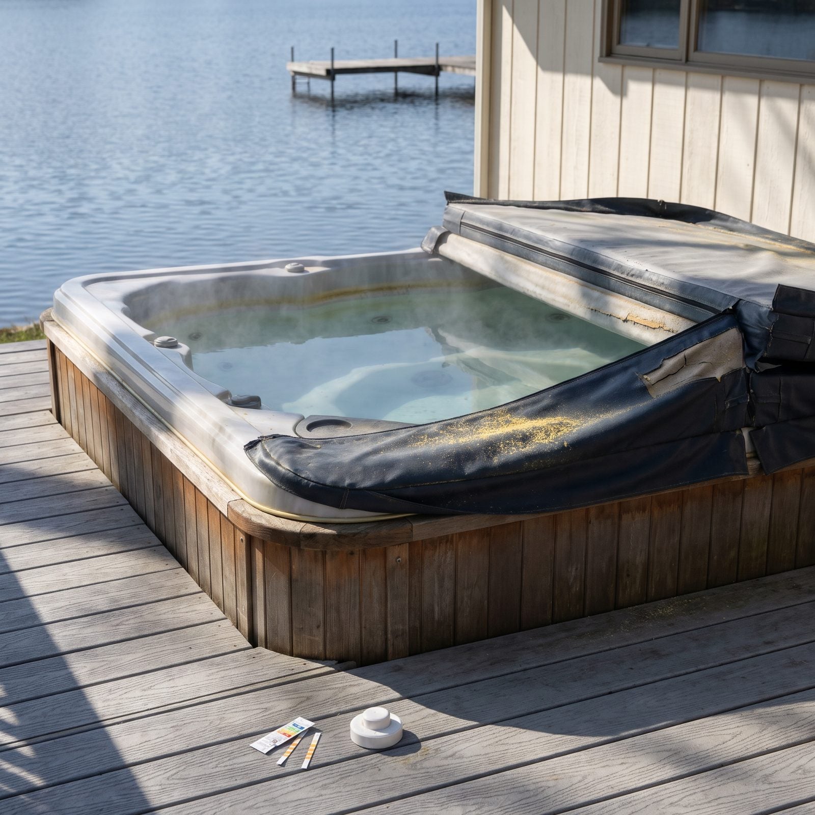 The Deck Hot Tub You'll Actually Use Four Times a Year