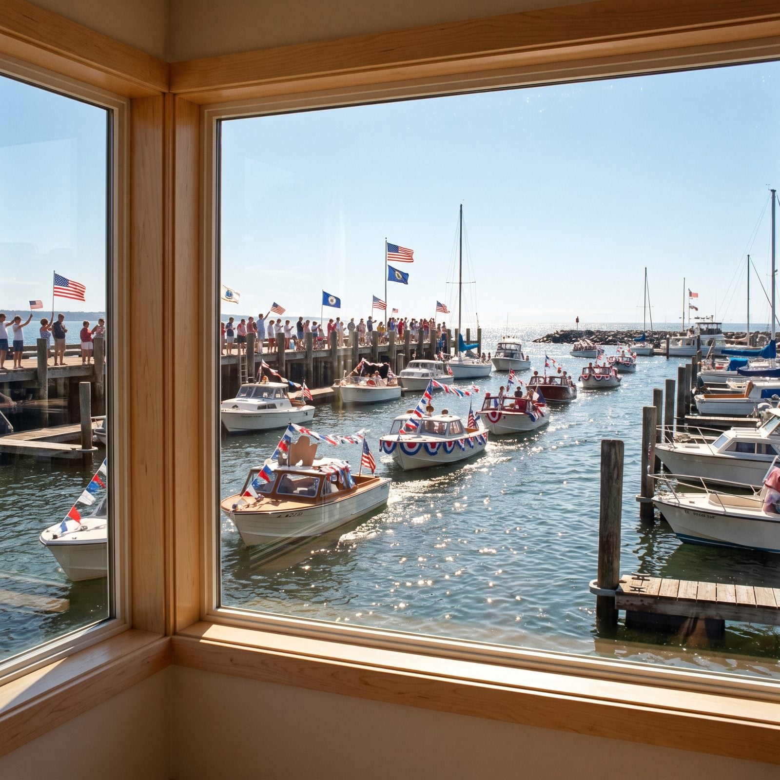 Decorated-Boat Parades Around the Harbor