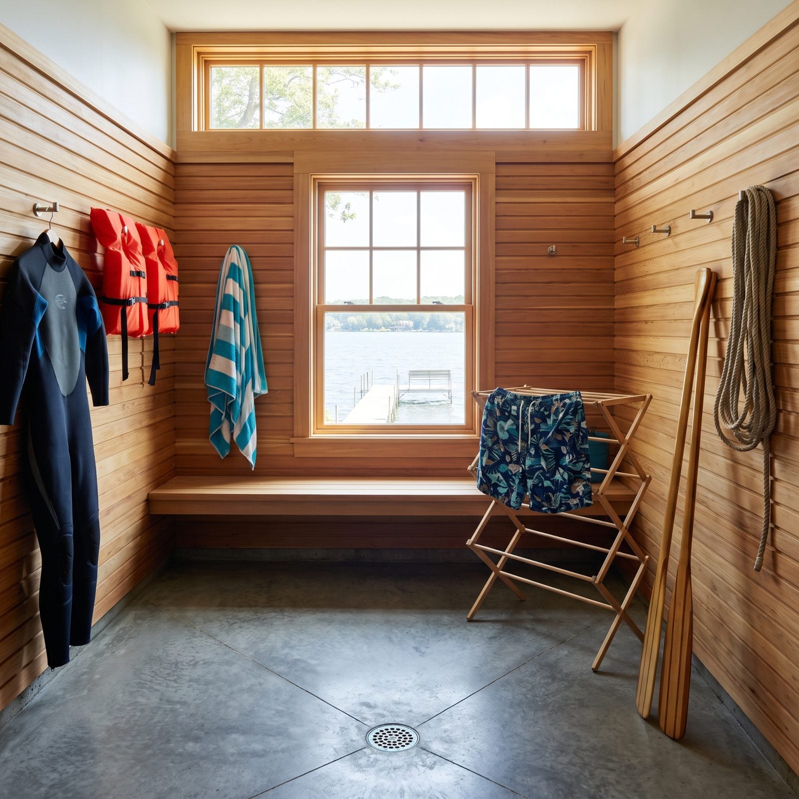 A Dedicated Drying Room for Wet Gear