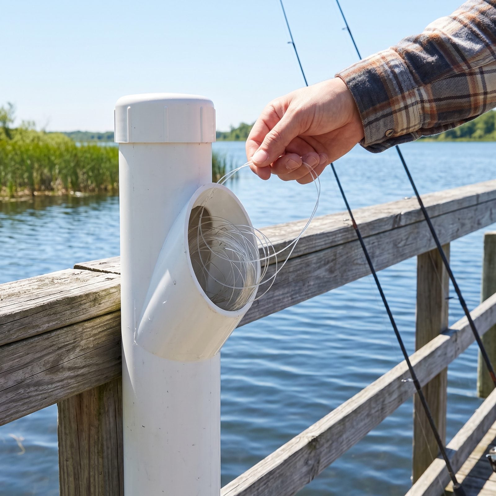 A Dedicated Fishing-Line Recycling Tube