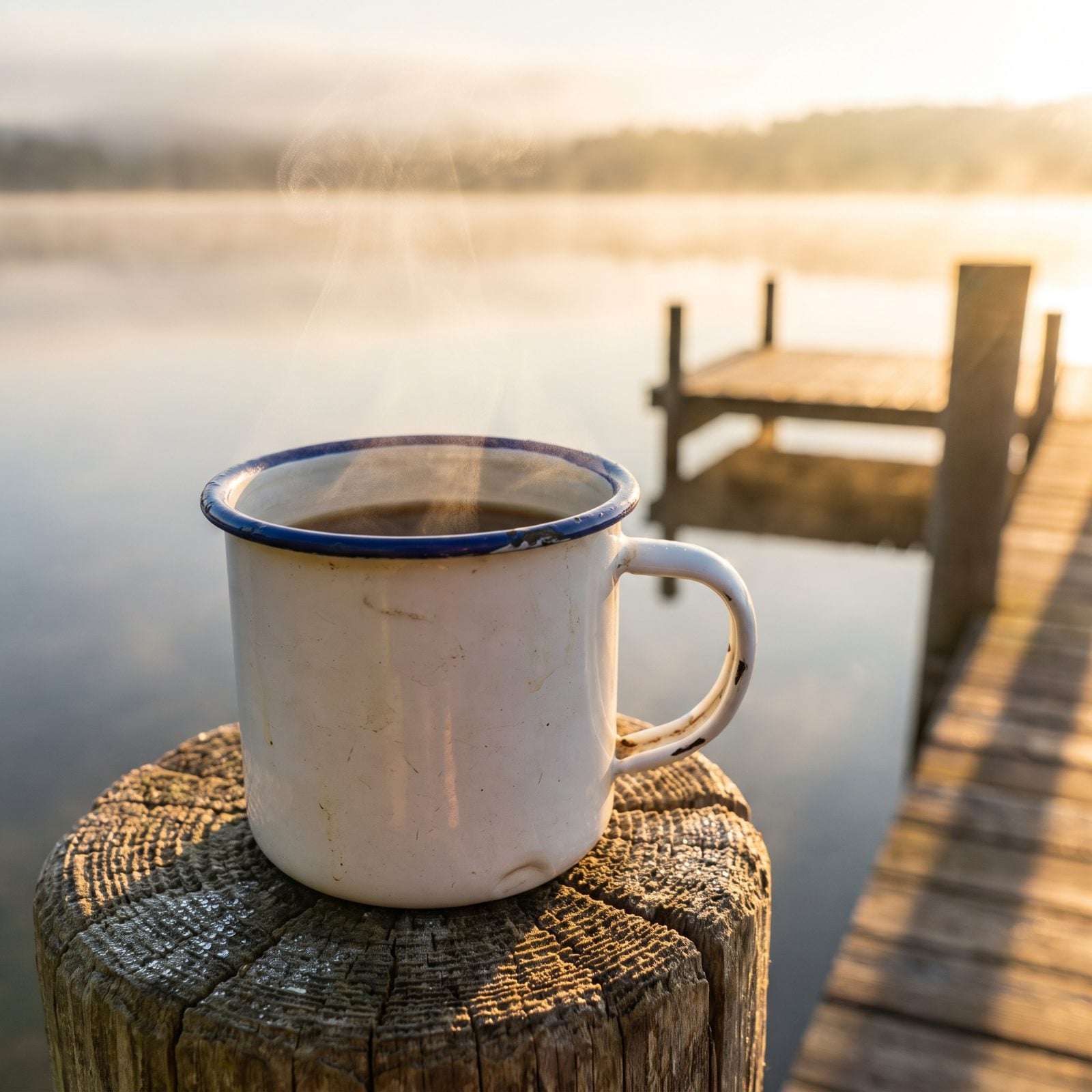 The Dented Mug That Lives on the Pier