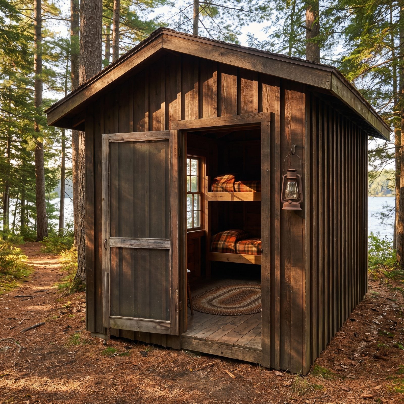 A Detached One-Room Guest Bunkhouse