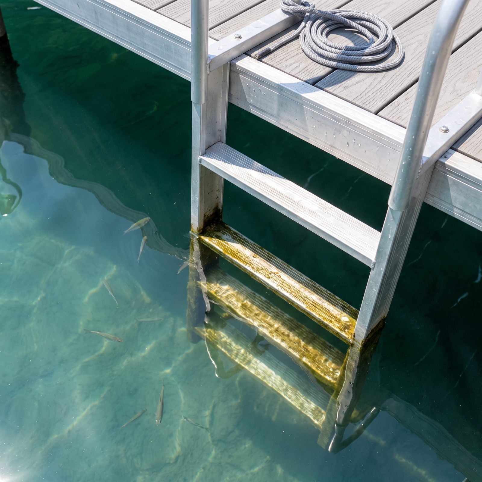 Dock-Ladder Biofilm Can Become Slippery Within Days