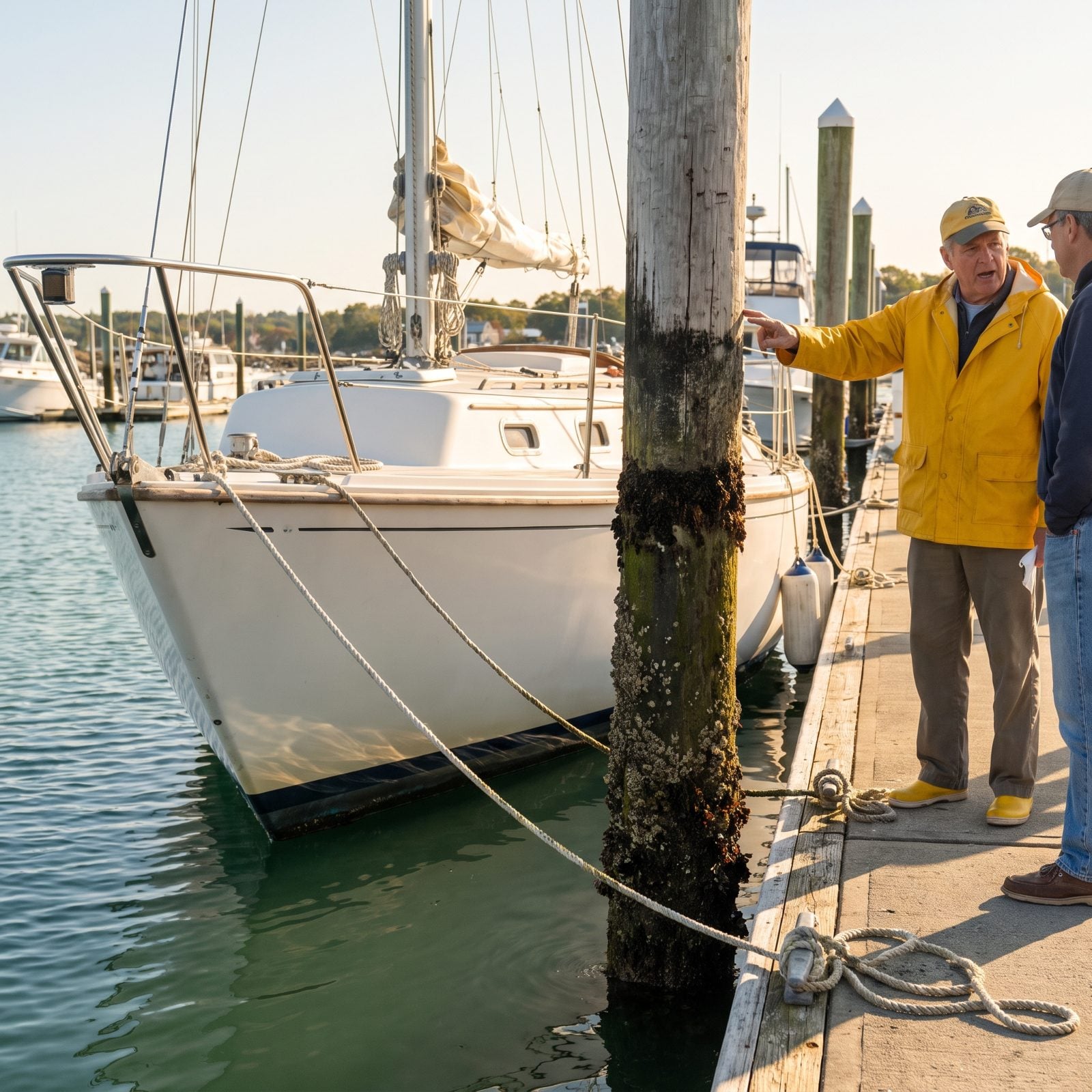 Dock Lines Are Not Prepared for the Current Tide Range