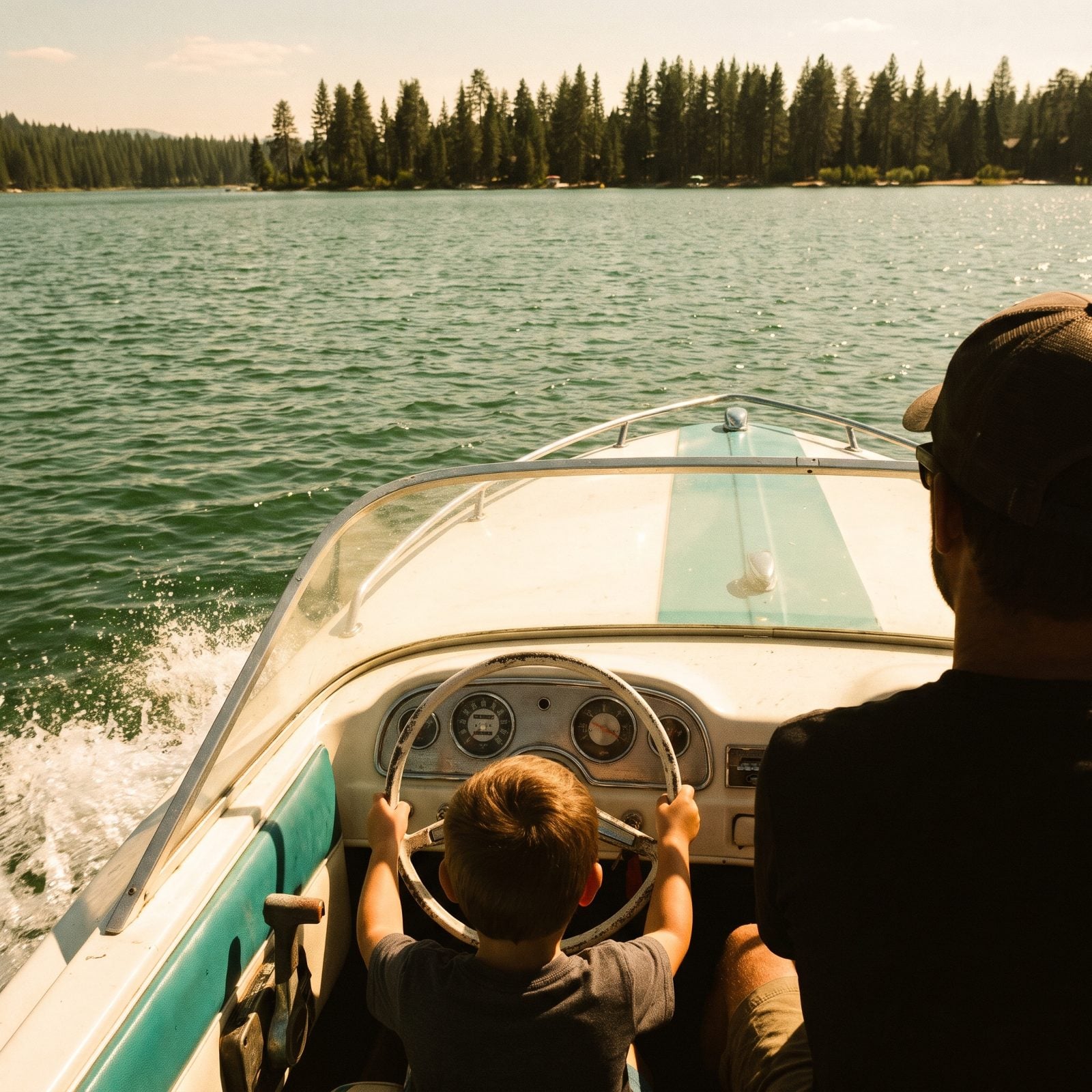 Driving The Boat Years Before You Could Drive A Car