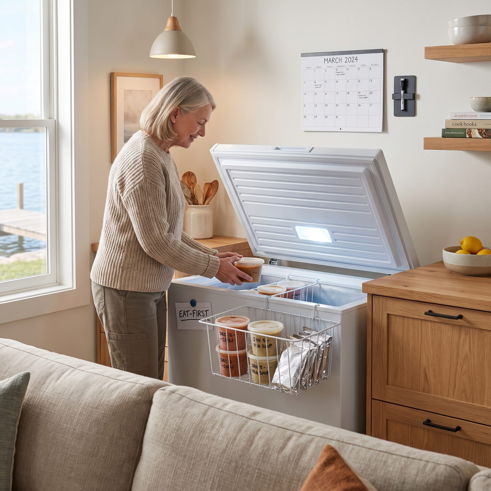 An Eat-First Freezer Bin That Prevents Forgotten Food