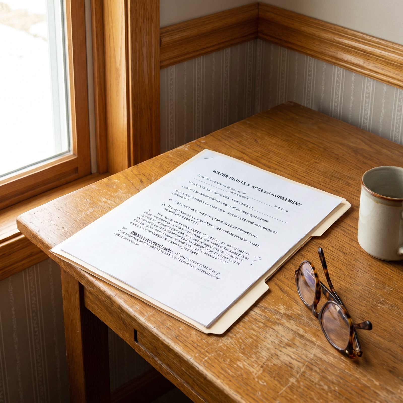 Failing to Confirm Riparian or Littoral Rights