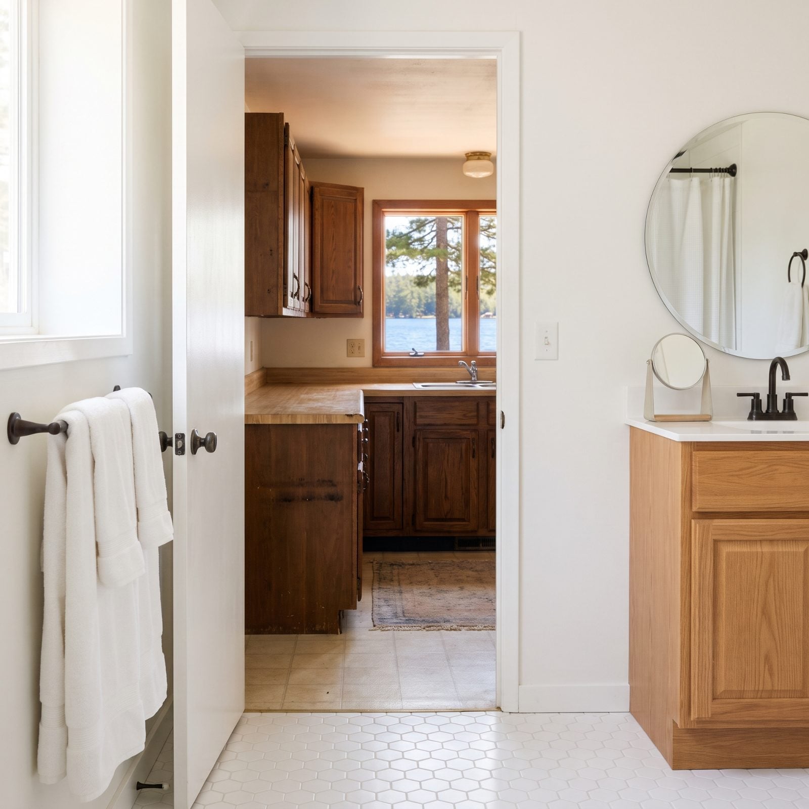 Finishing the Bathroom Makes the Kitchen Feel Less Intimidating