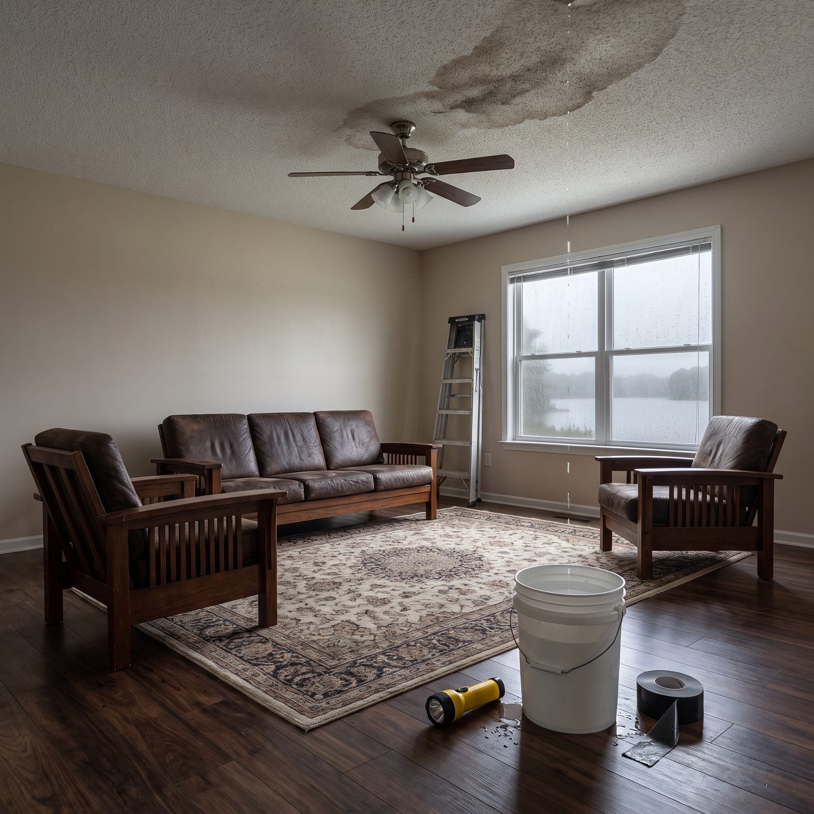 The First Roof Leak Ends the Lakeside Honeymoon