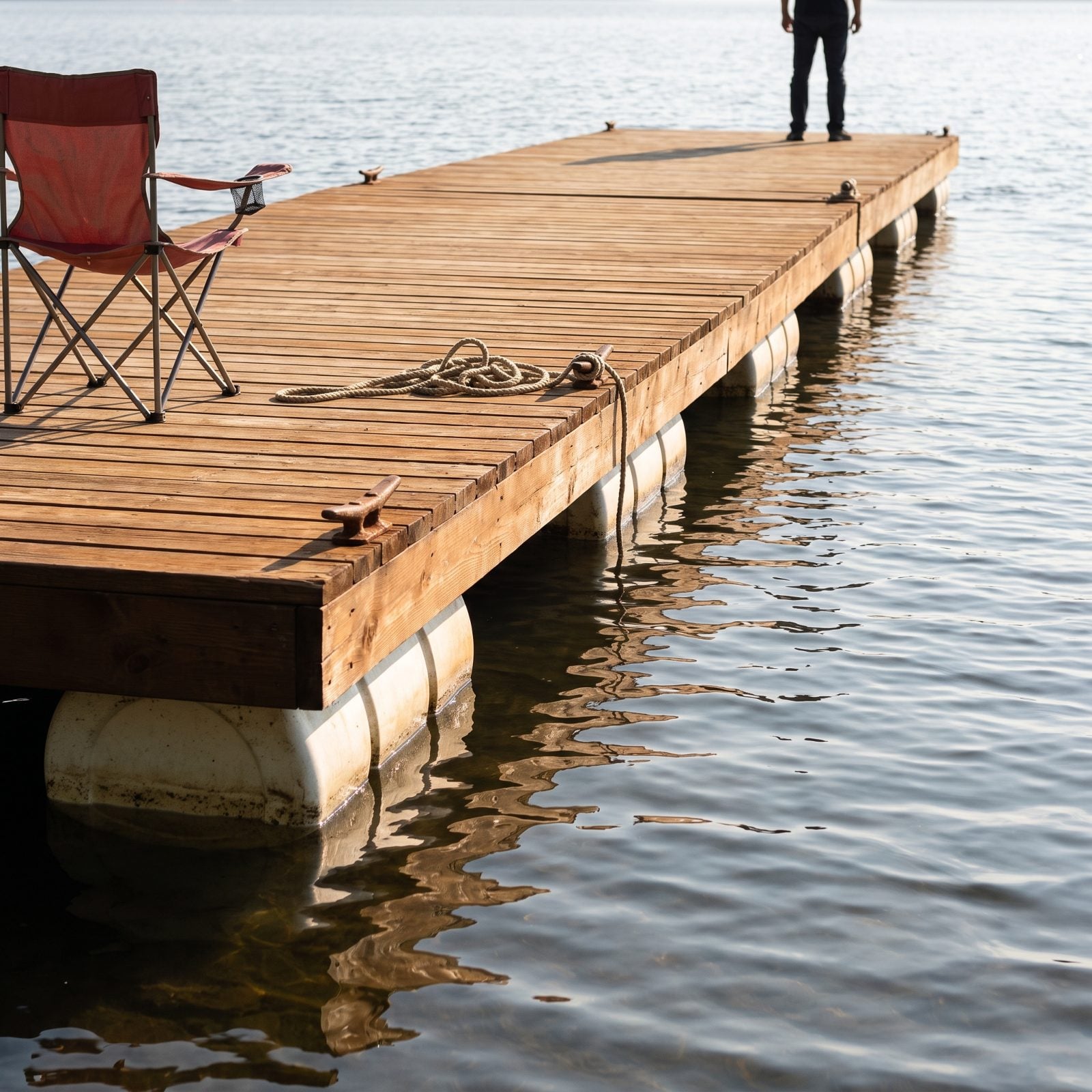 A Floating Dock That Shifts Underfoot Stops Feeling Like a Flaw