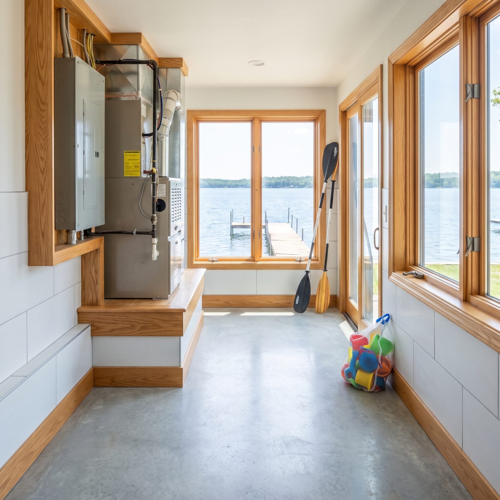 Flood-Resistant Lower Levels With Elevated Utilities