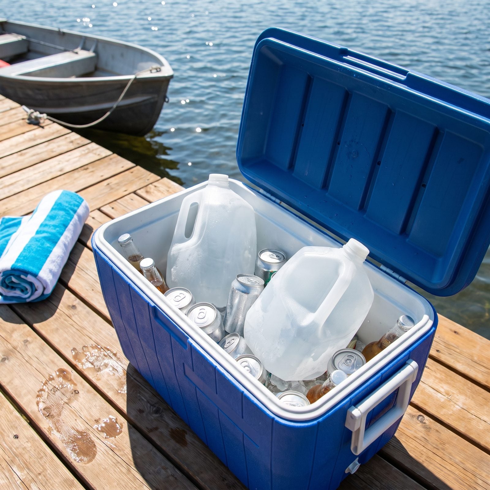 Freeze Drinking Water in Gallon Jugs for Coolers
