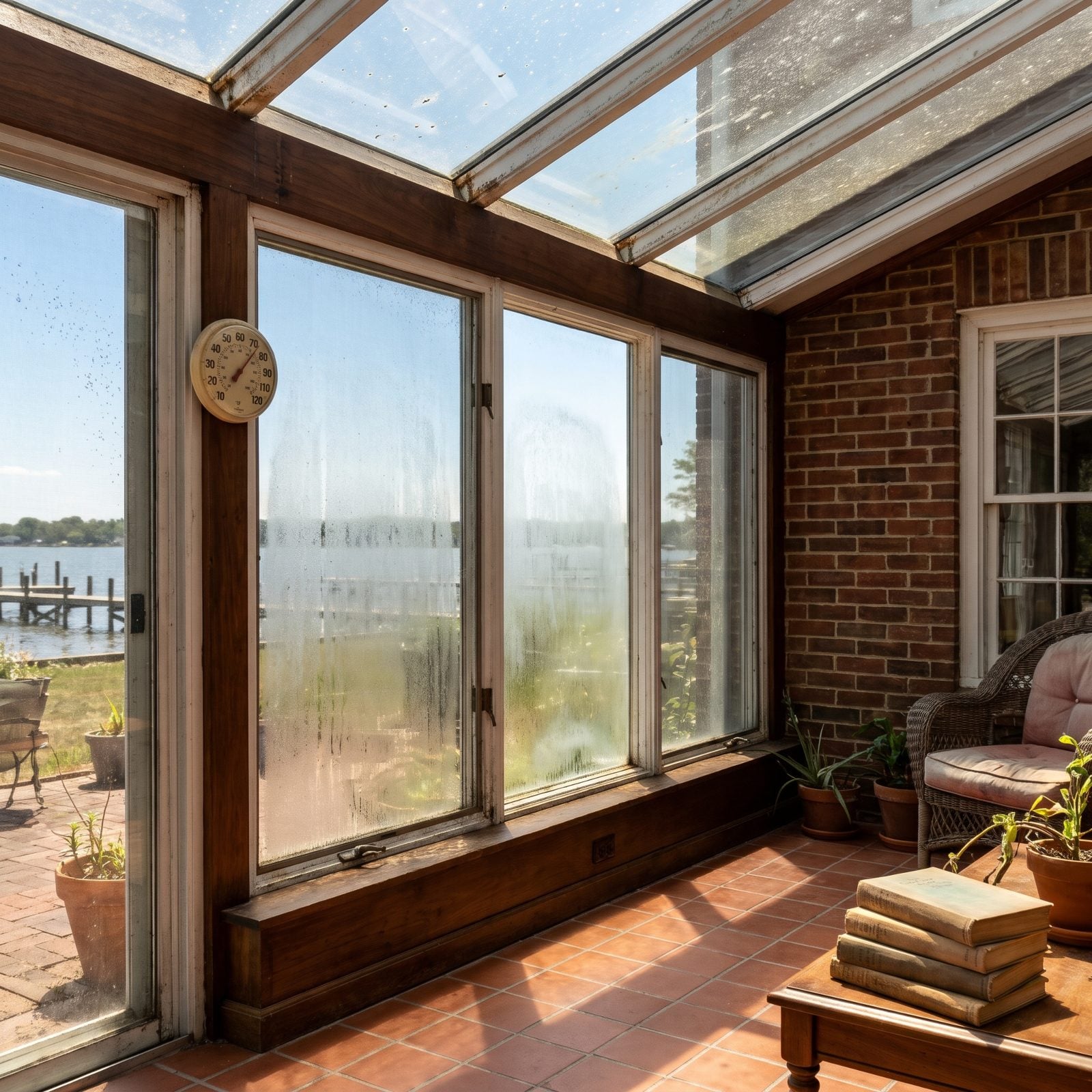 The Glass Sunroom That's an Oven in July and a Fridge in January