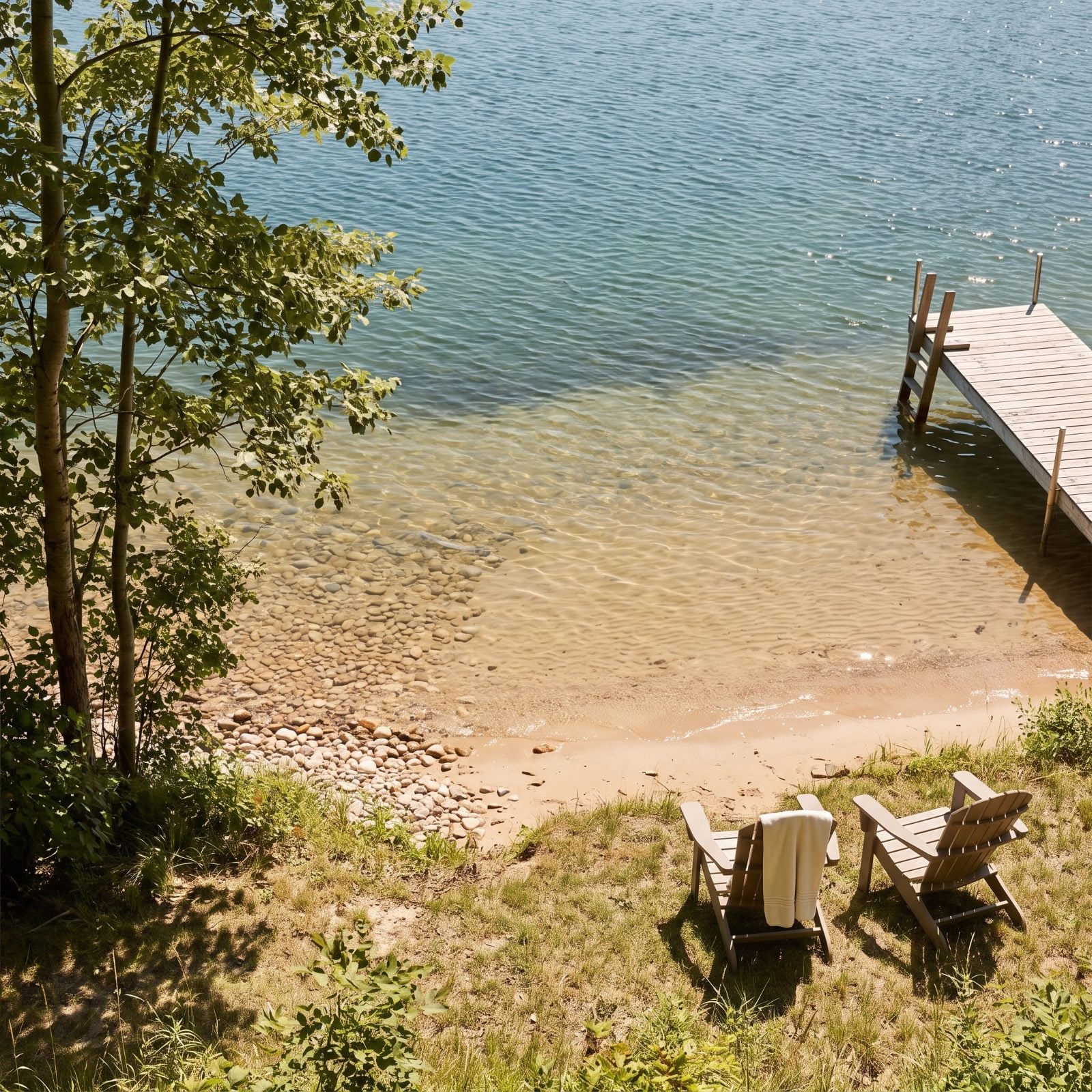 A Gradual Walk-In Swimming Area