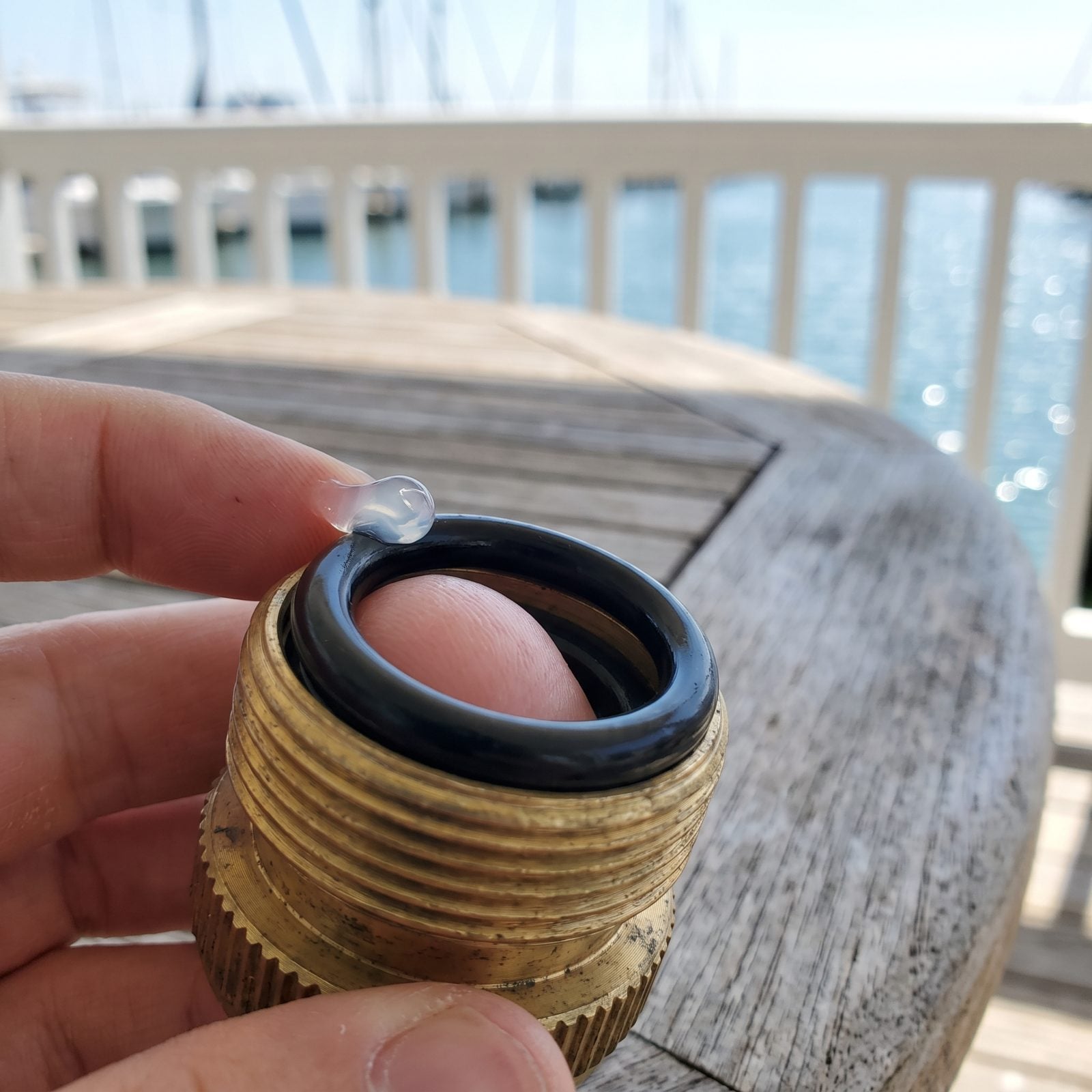 Grease Hose-Coupling O-Rings With Silicone Lubricant