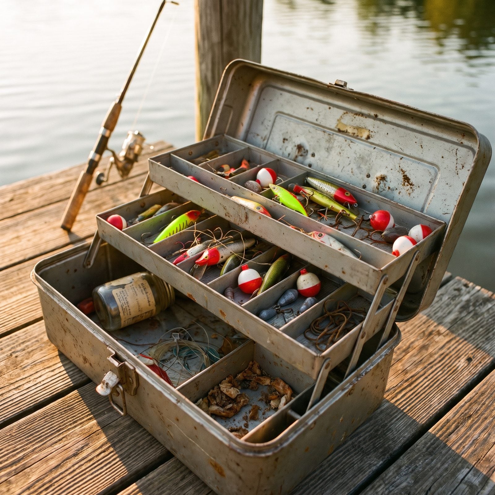 The Heavy Clunk of the Tackle Box and the Smell of Old Bait