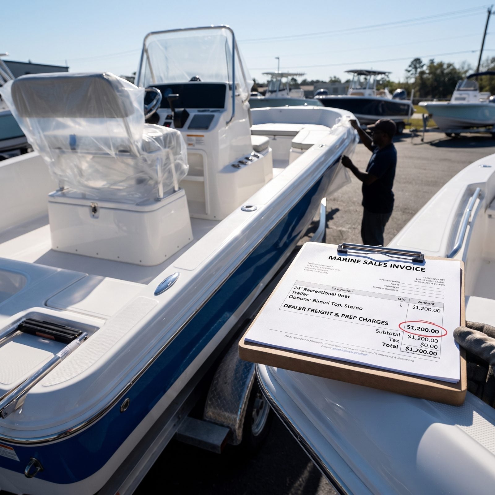 Ignoring Dealer Freight and Preparation Charges