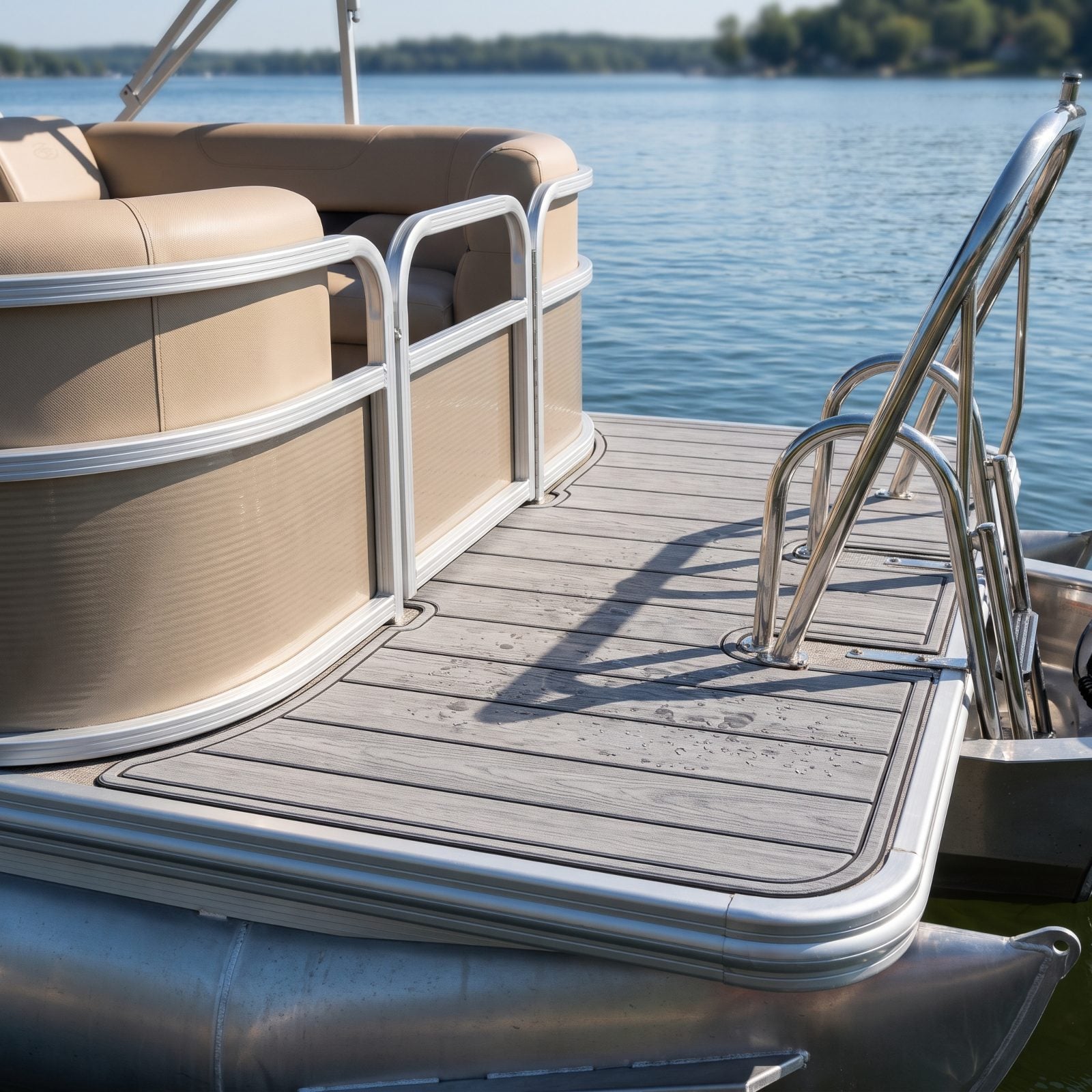 Install a Non-Slip Boarding Platform Mat