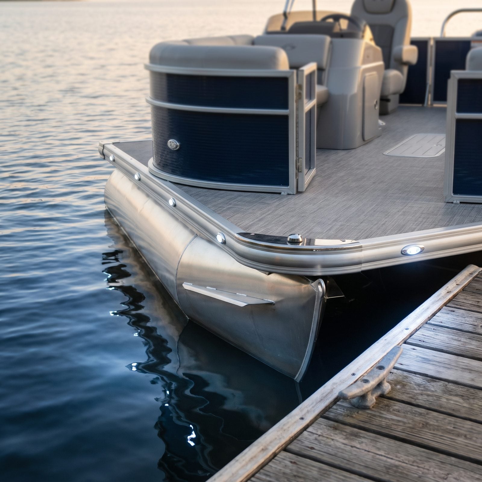 Install Rub-Rail-Mounted Docking Lights