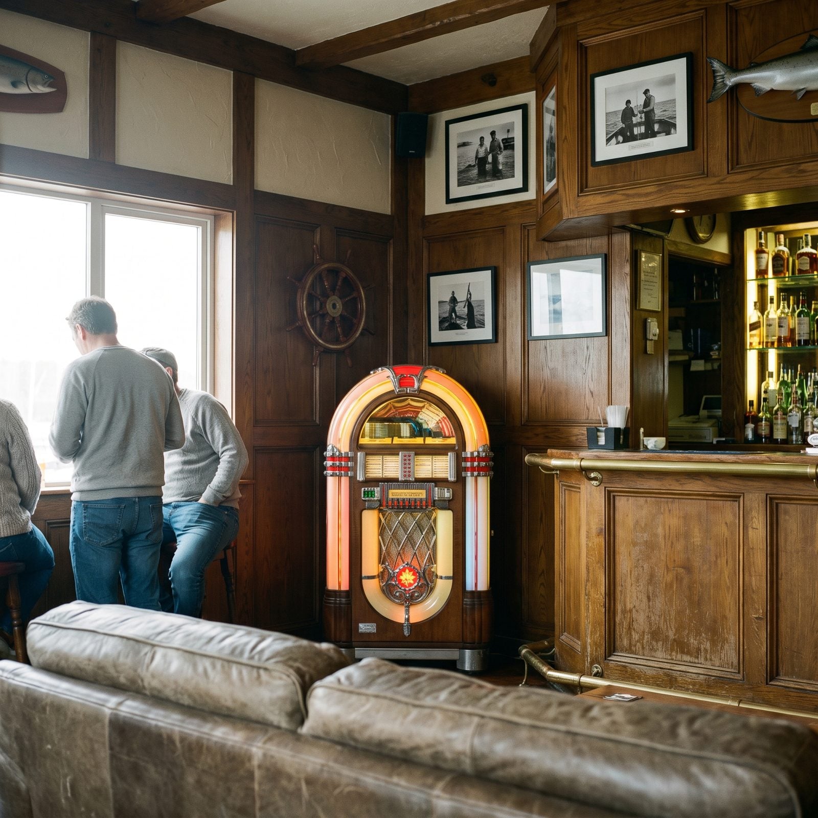 A Jukebox in the Marina Bar