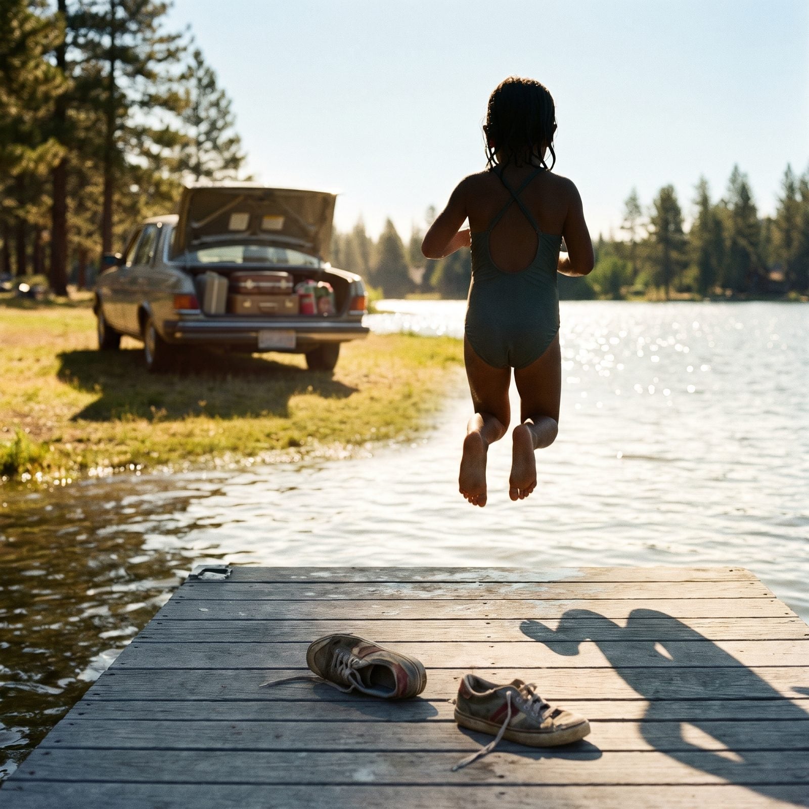 Jumping Off The Dock Before The Luggage Was Even Unloaded