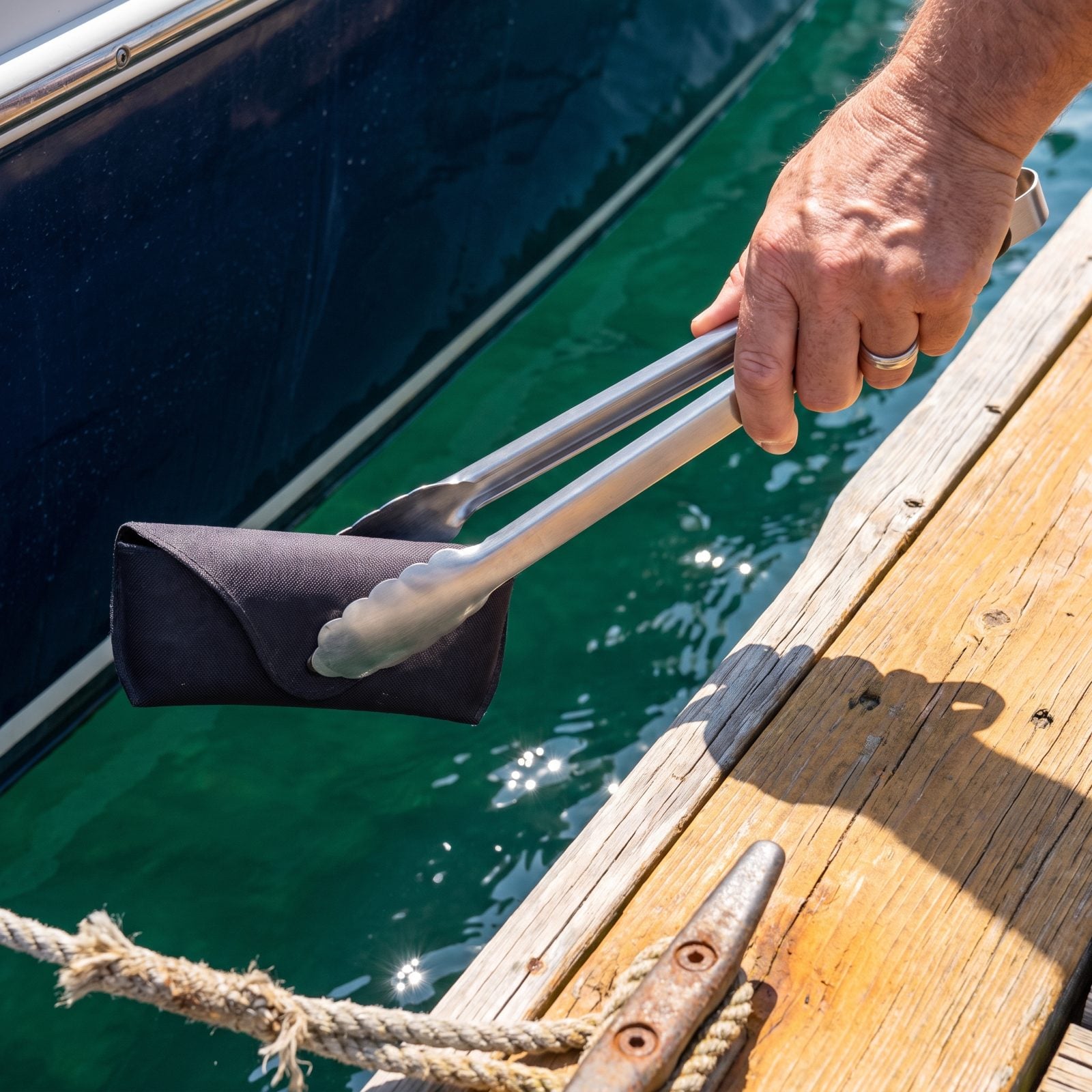 Keep a Dedicated Pair of Tongs for Retrieving Dropped Items