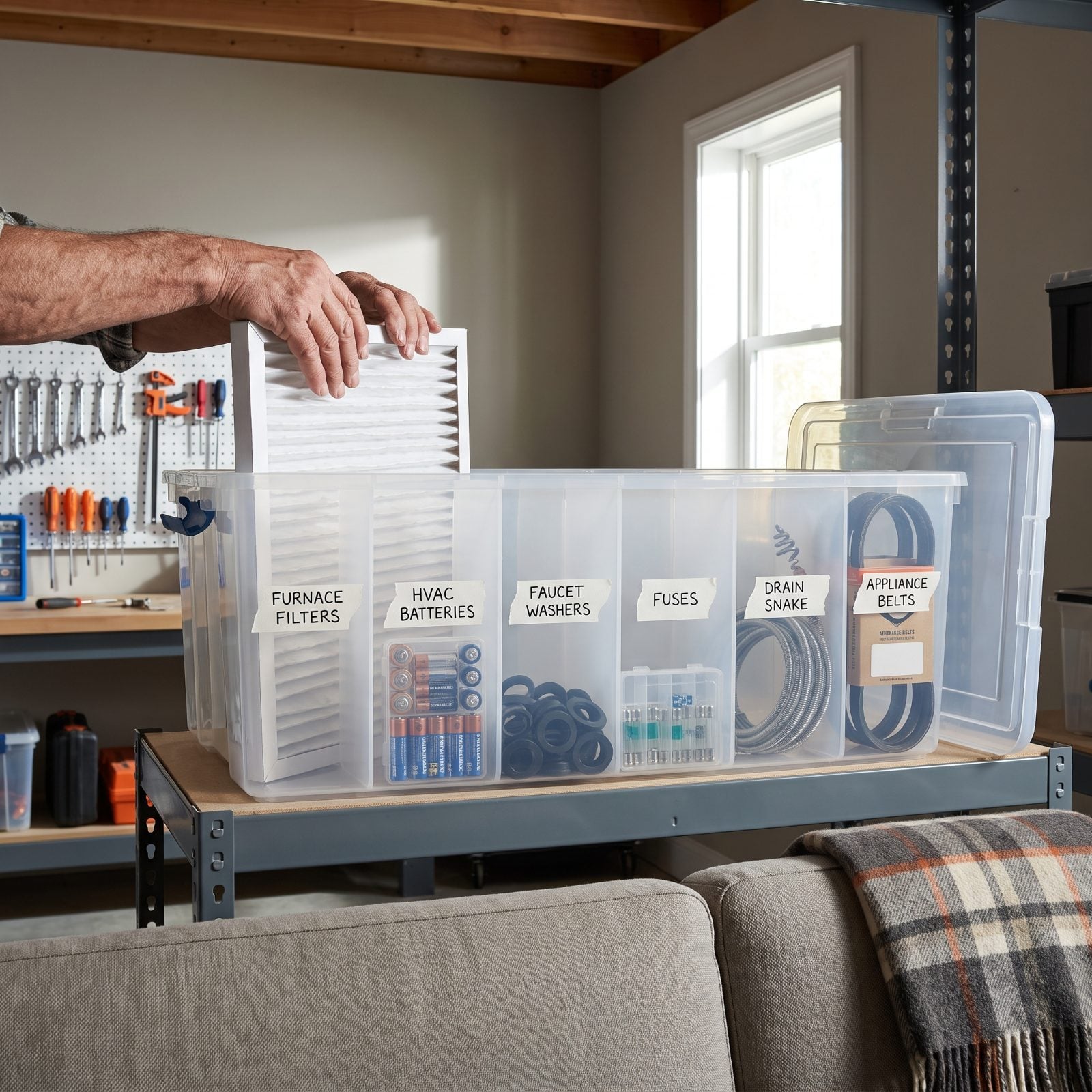 Keep a Labeled Bin of Small Parts That Prevent Costly Service Calls