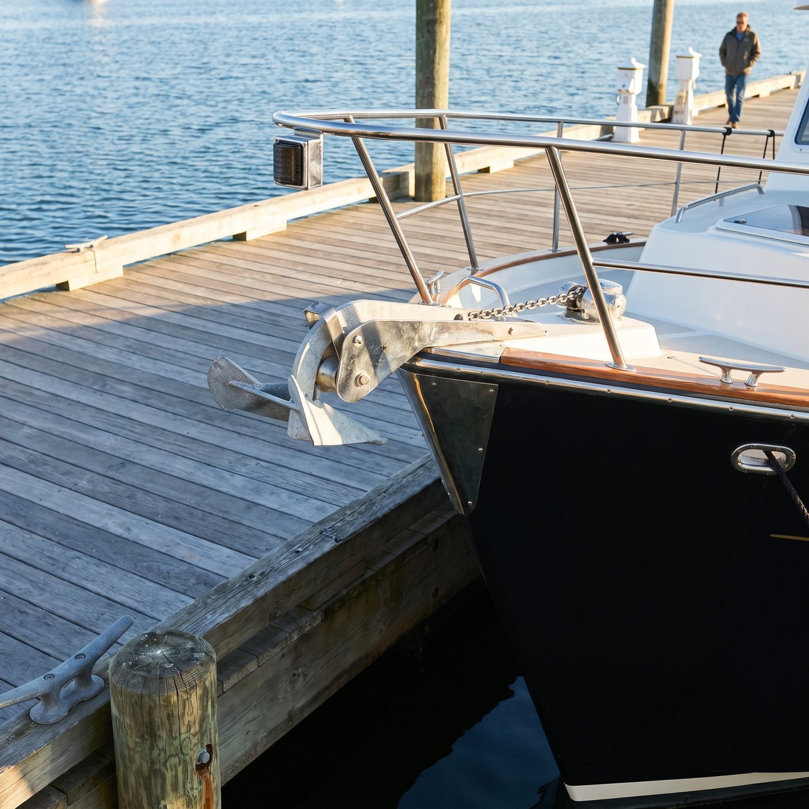 Keep Your Anchor and Bow Pulpit Off the Walkway