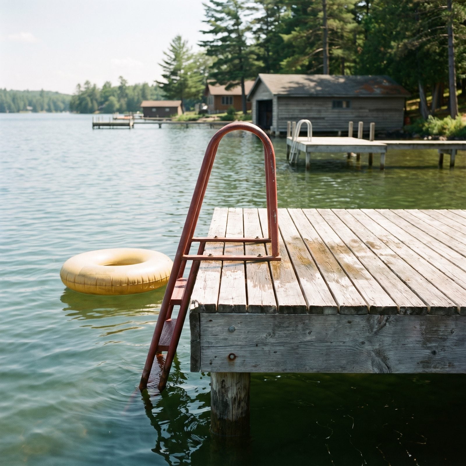 Knowing exactly which neighbor's dock you were cleared to swim to