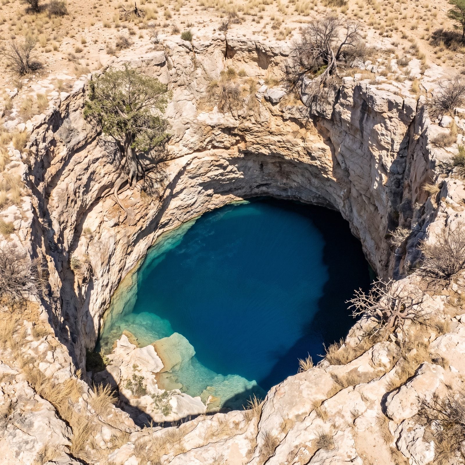 Lake Guinas, Namibia: Cobalt Water in the Middle of the Desert