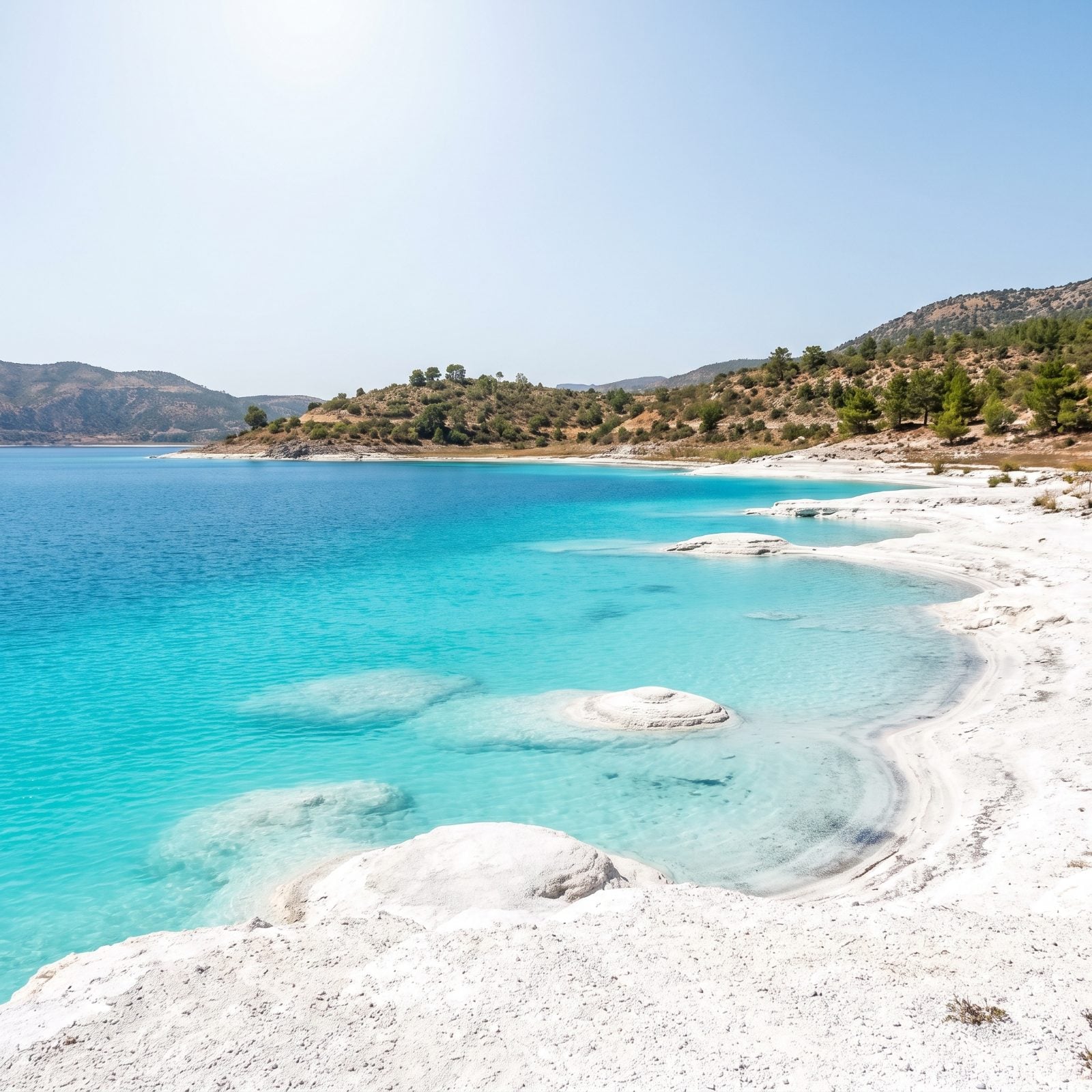 Lake Salda, Türkiye: White Mineral Beaches and Turquoise Shallows