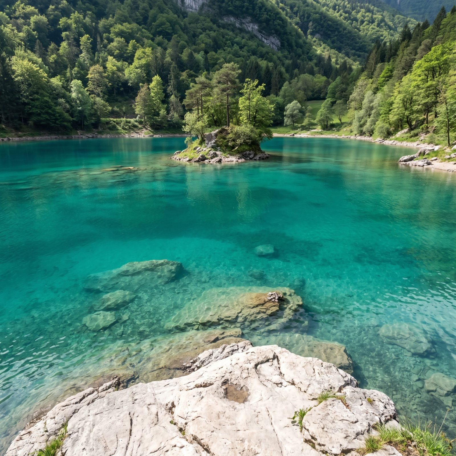 Lake Tenno, Italy, The Pocket-Sized Turquoise Basin Above Lake Garda