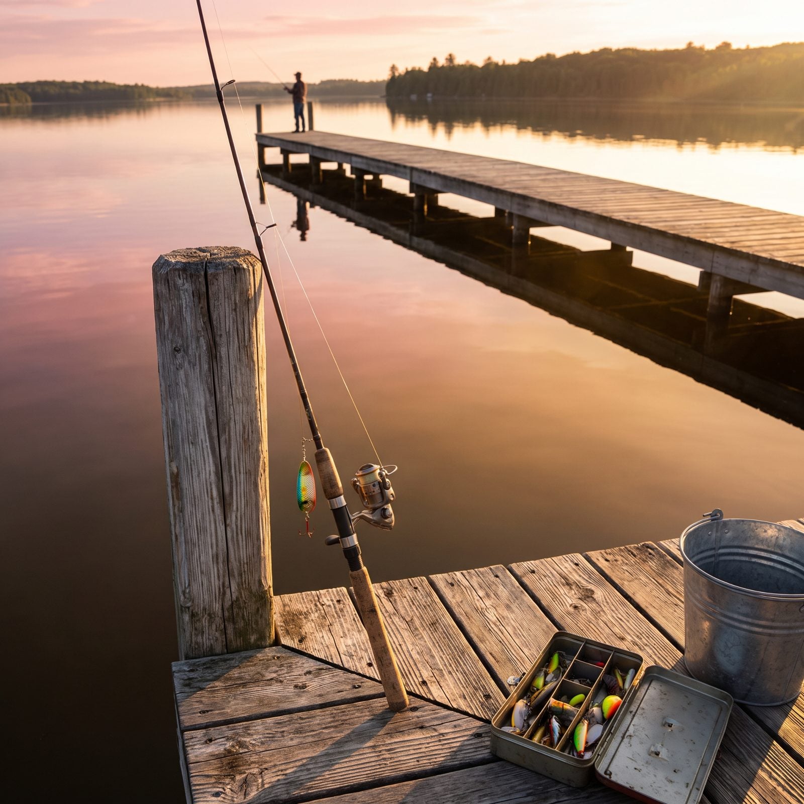 Leave One Fishing Rod Rigged for an After-Dinner Cast
