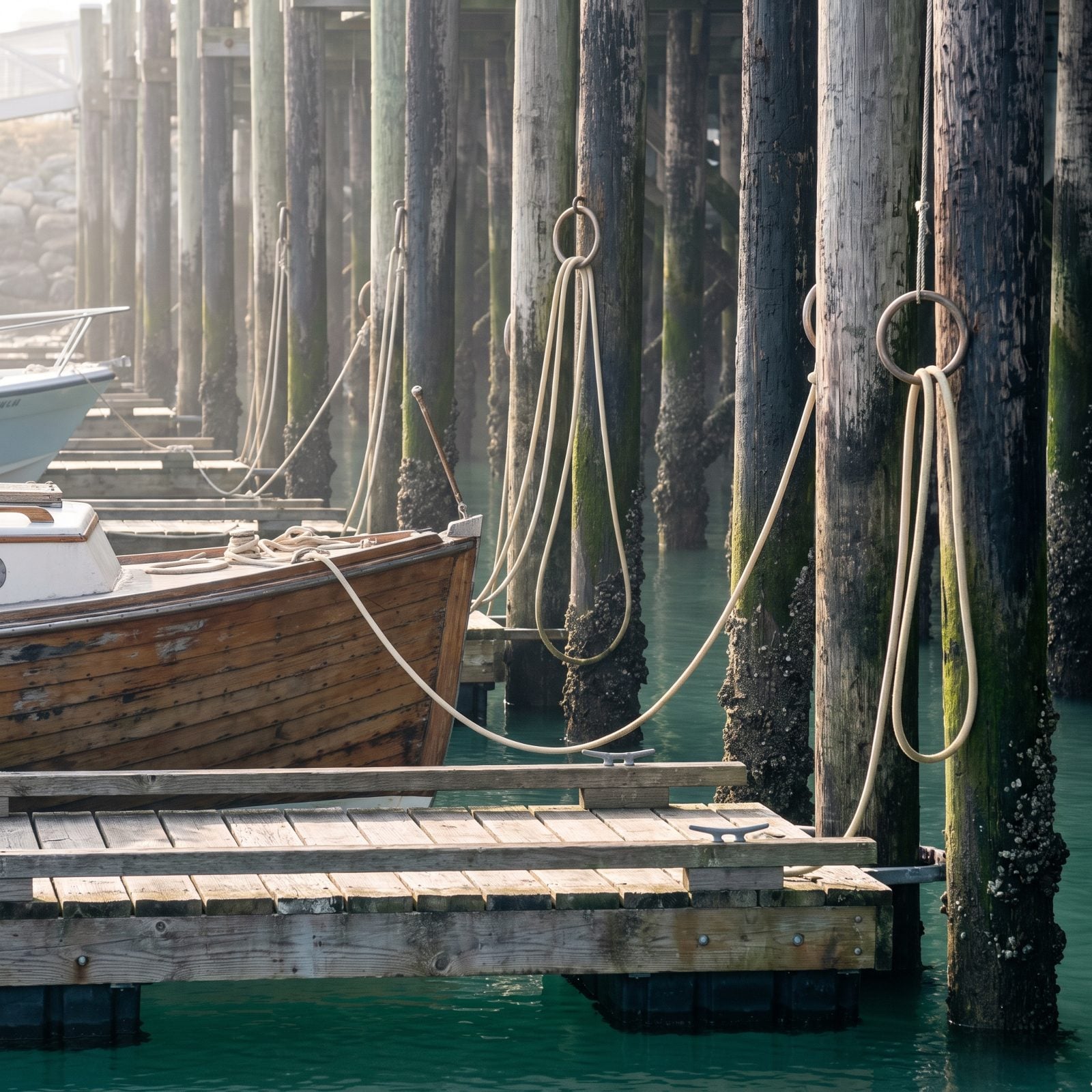 Leave Piling Lines Free to Rise and Fall With the Tide